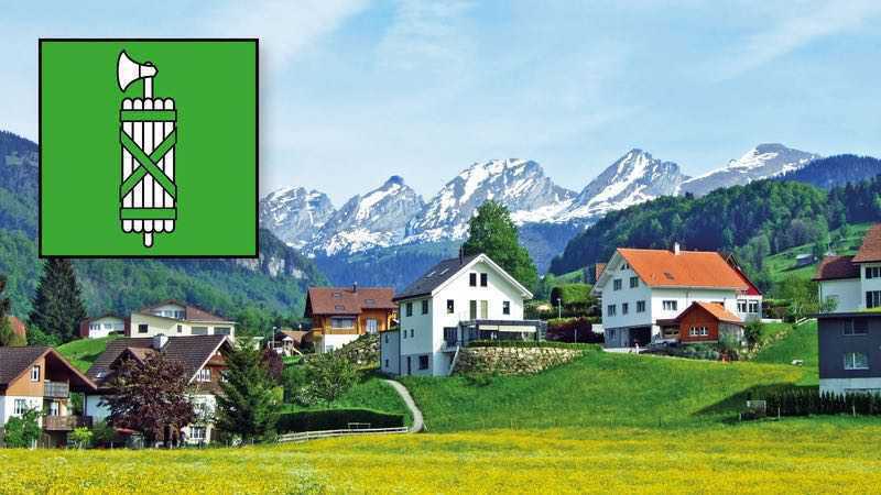 St. Gallen Obertoggenburg Dorf Neu St. Johann Churfirsten