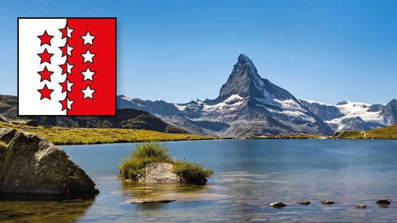 Wallis Matterhorn Stellisee bei Zermatt