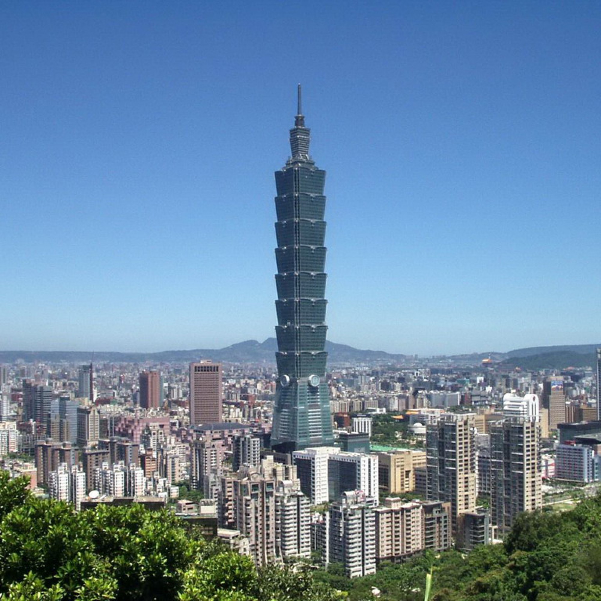 508 Meter ist das Taipei 101 hoch.