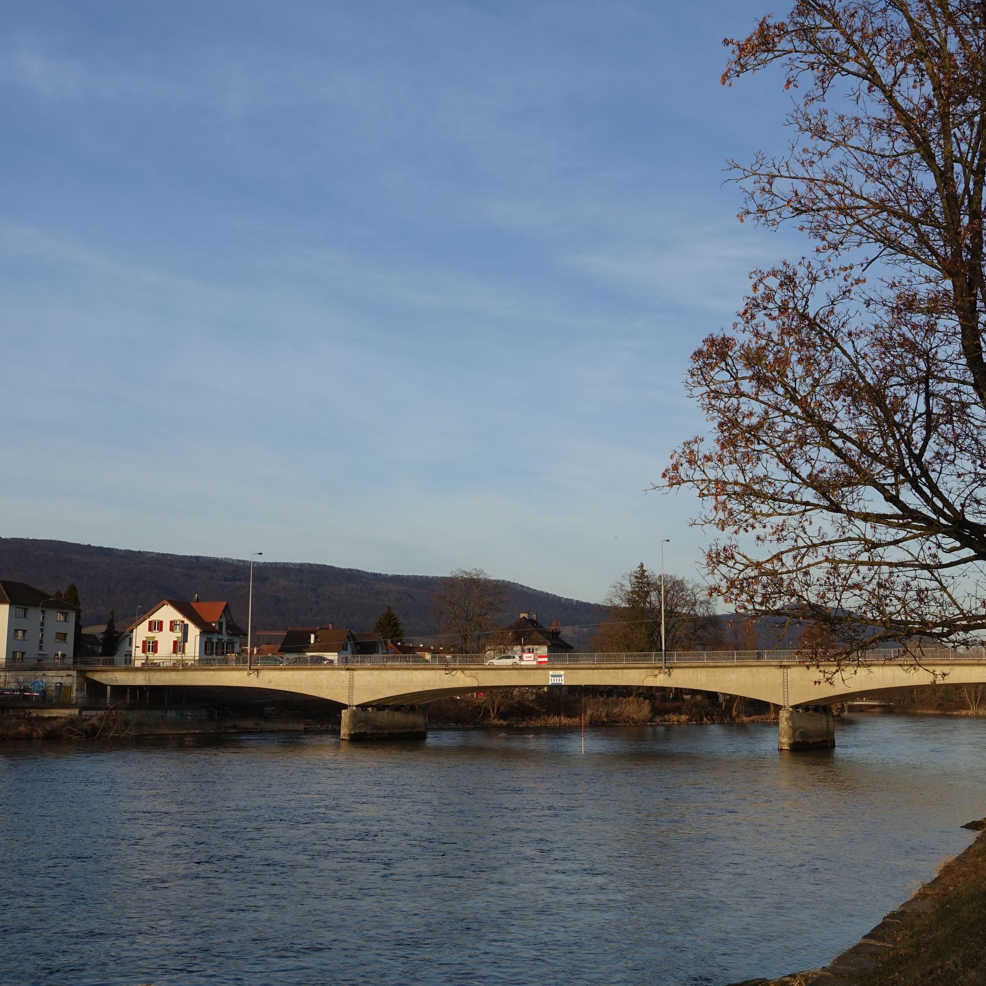 Die Kettenbrücke in Aarau wurde in diesem Jahr abgerissen.