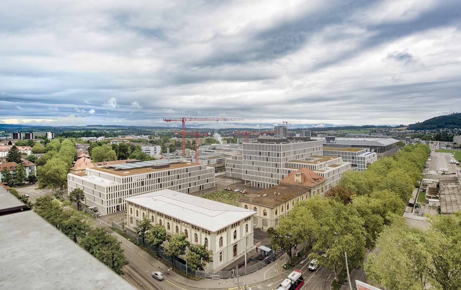 Baustelle zur Umnutzung des Zeughausareals in Bern