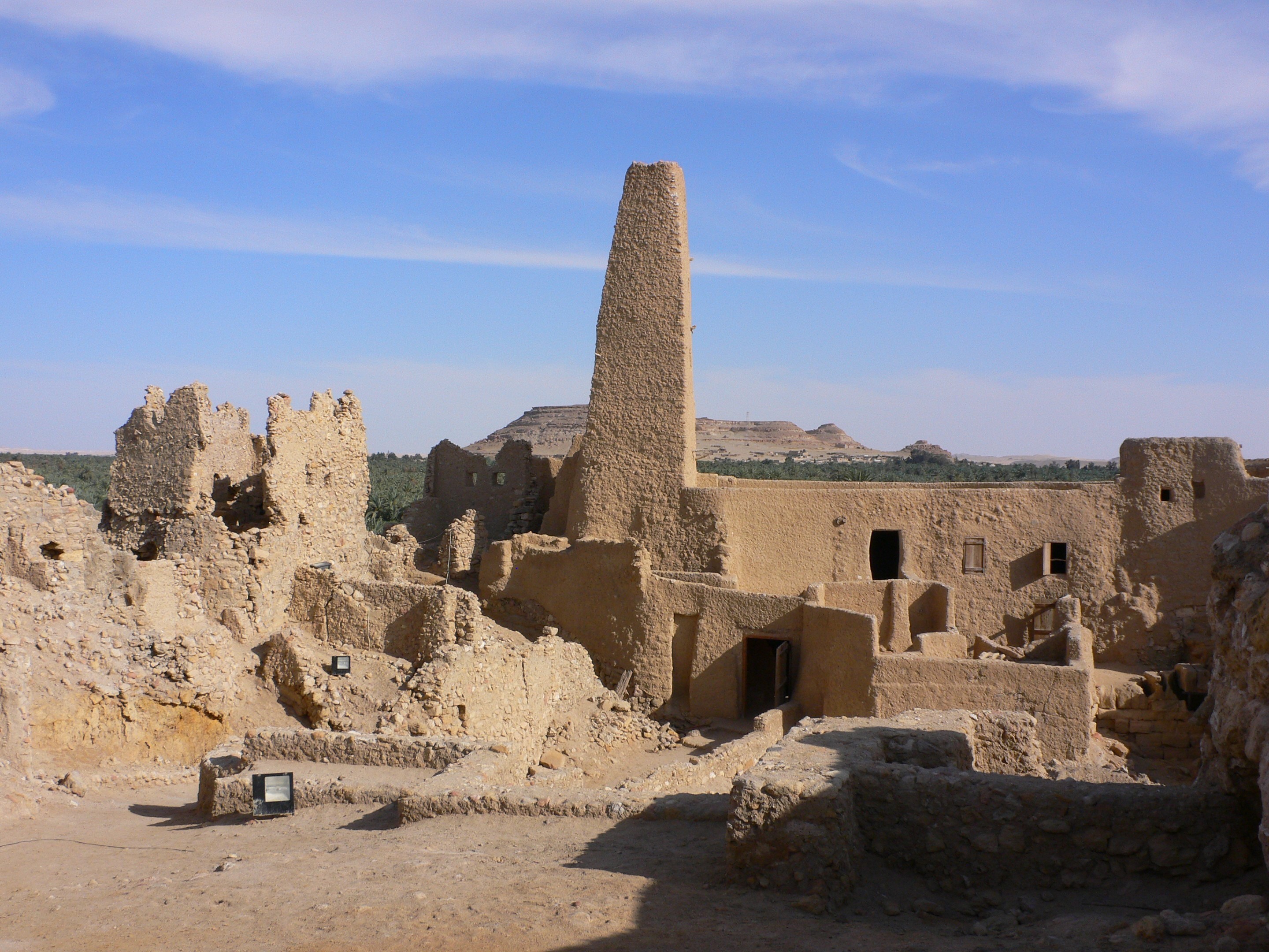 Bauwerk in der Siwa Oase in Ägypten