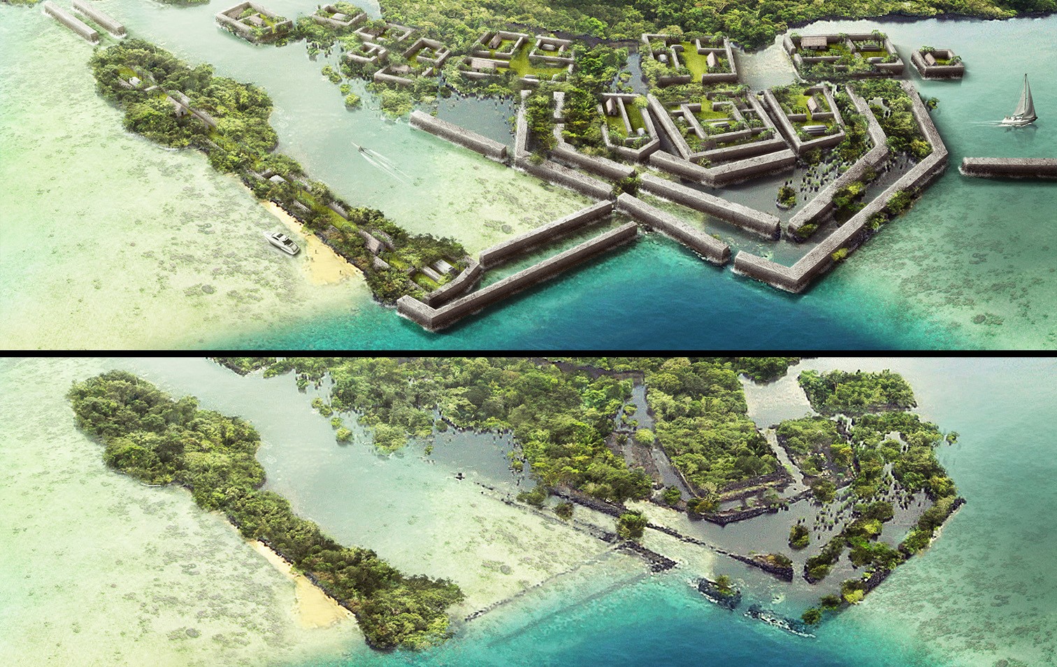 Nan Madol im Archipel der Karolinen