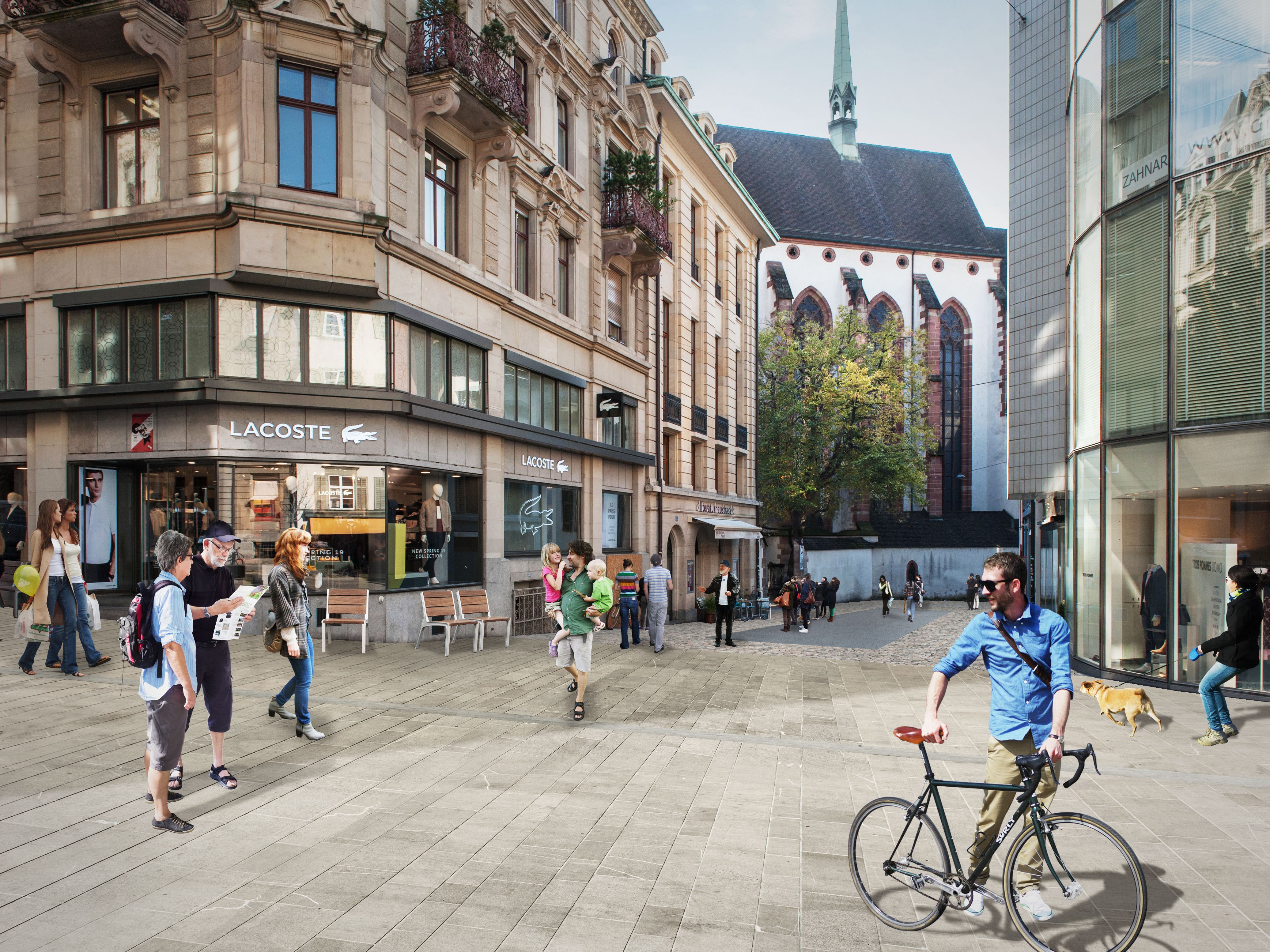 Visualisierung Barfuessergasse in Basel