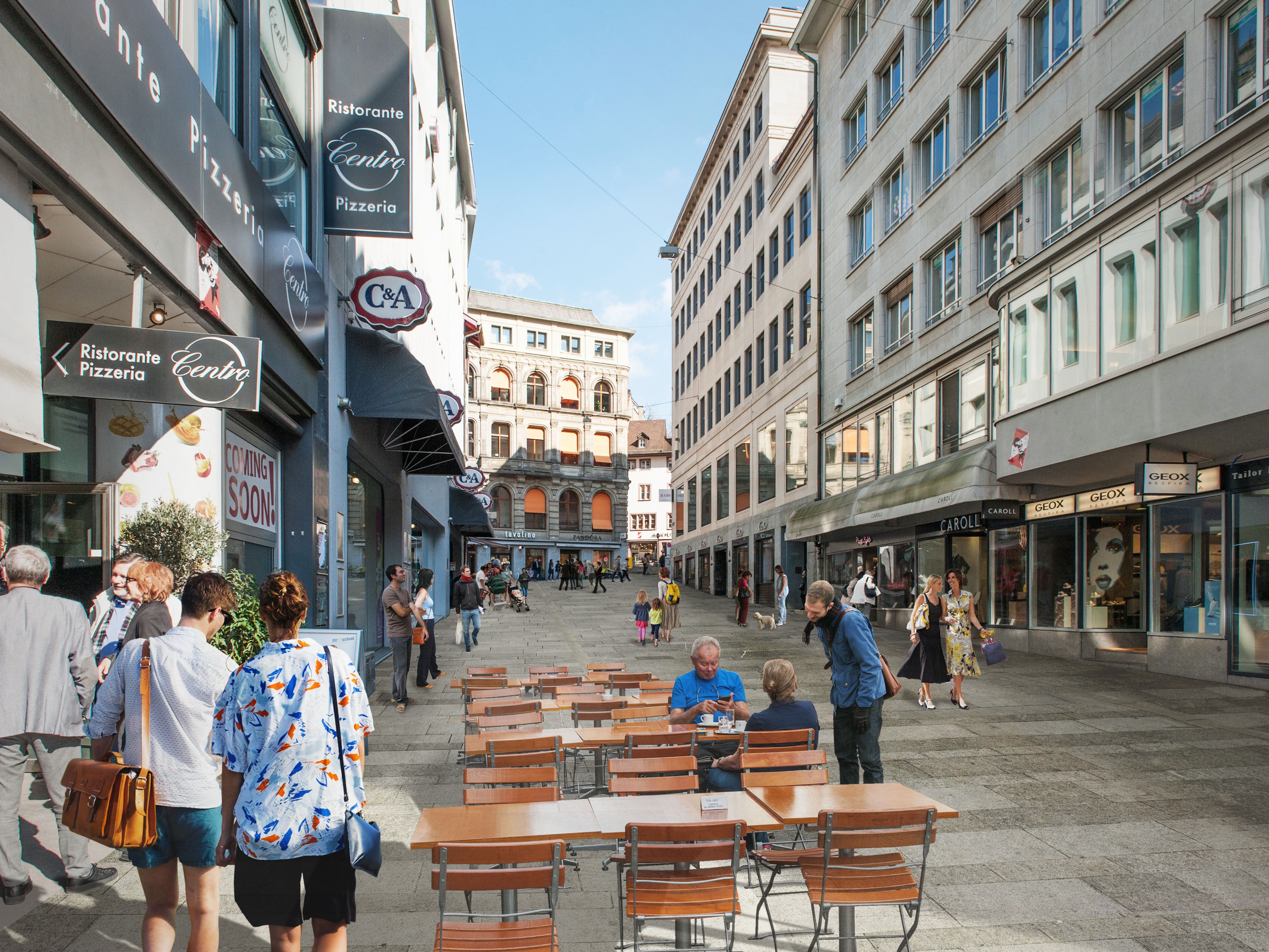 Visualisierung der Streitgasse in Basel