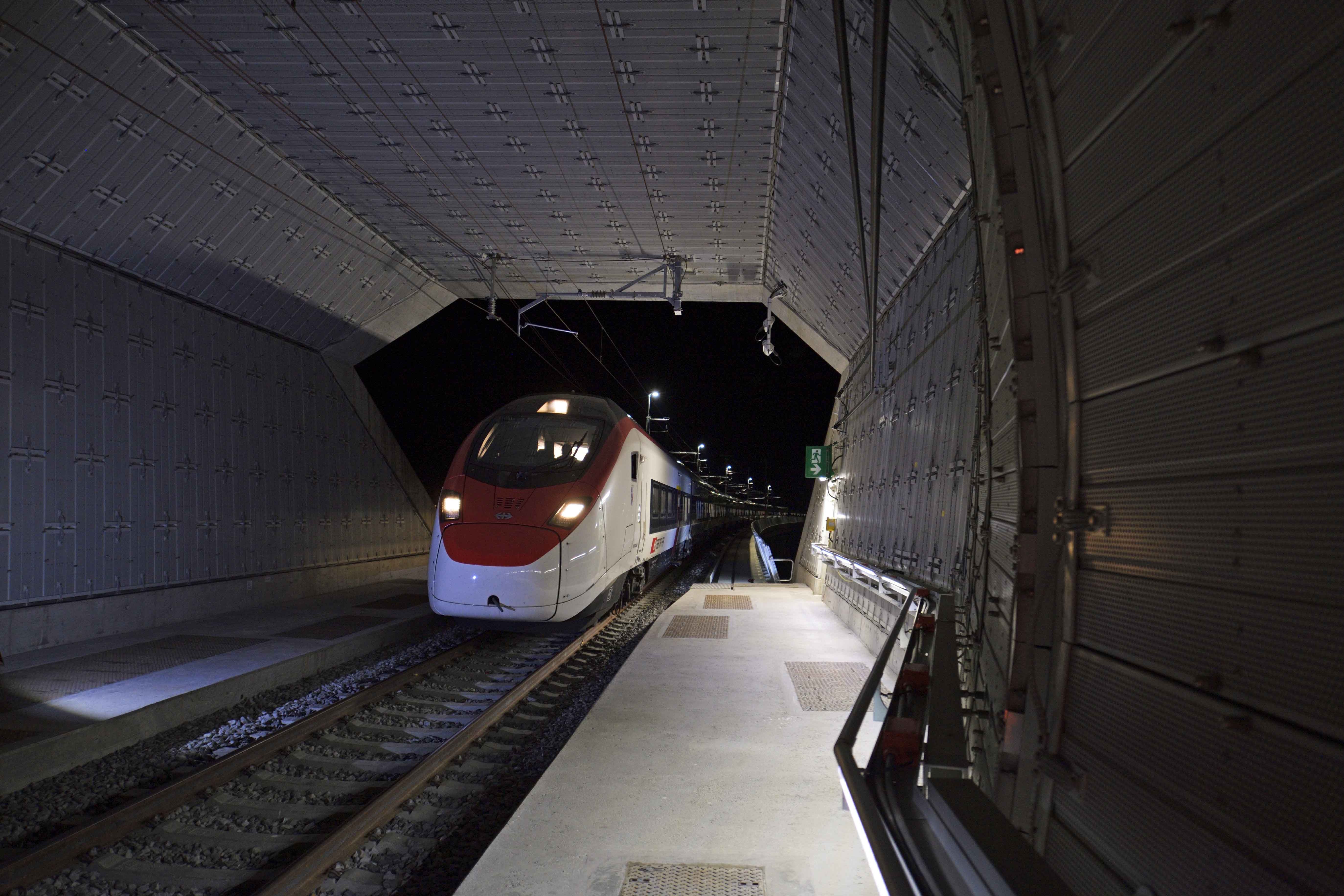 Testfahrt Mitte Juni im Ceneri-Basistunnel