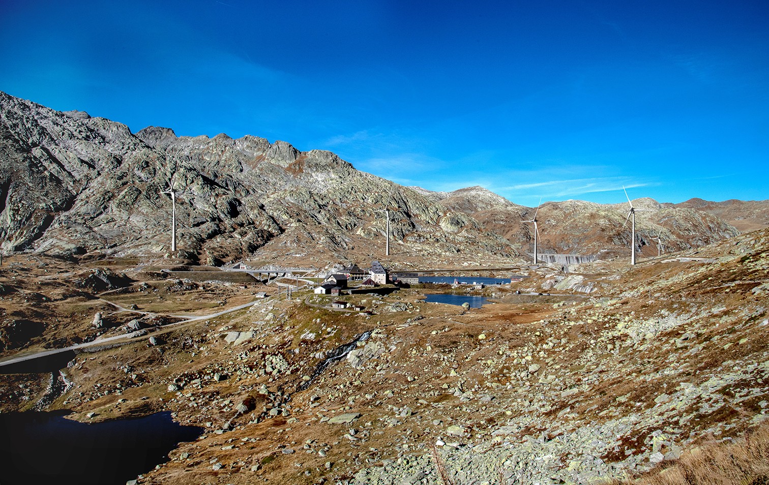 Visualisierung Windpark auf dem Gotthardpass