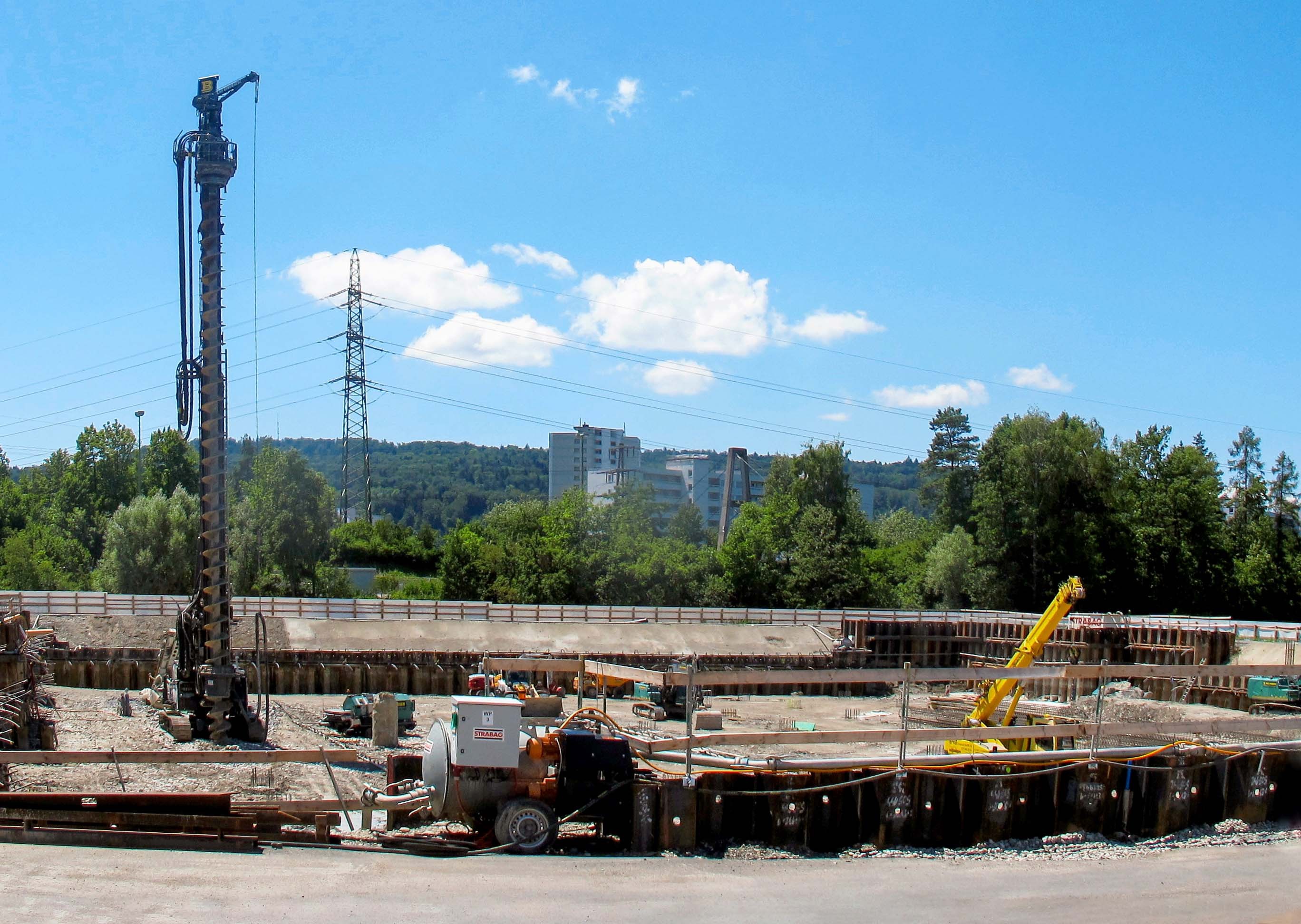 Baustelle in Wallisellen