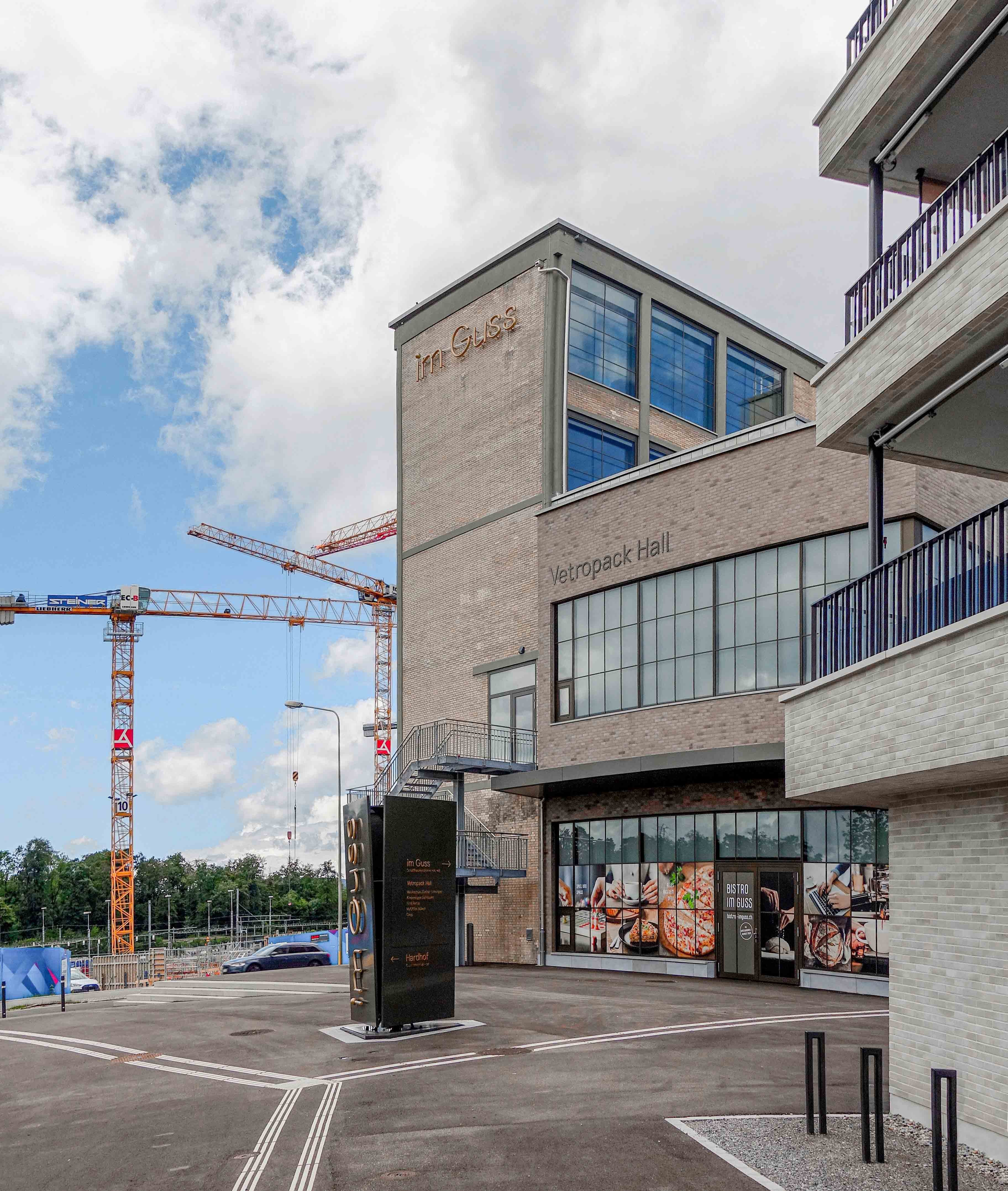 Backsteingebäude der ehemaligen Giesserei in Bülach