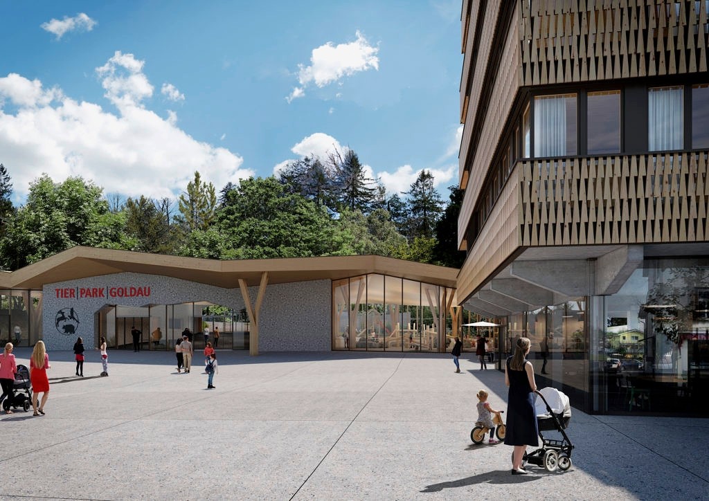 Visualisierung neues Besucherzentrum Tierpark Goldau