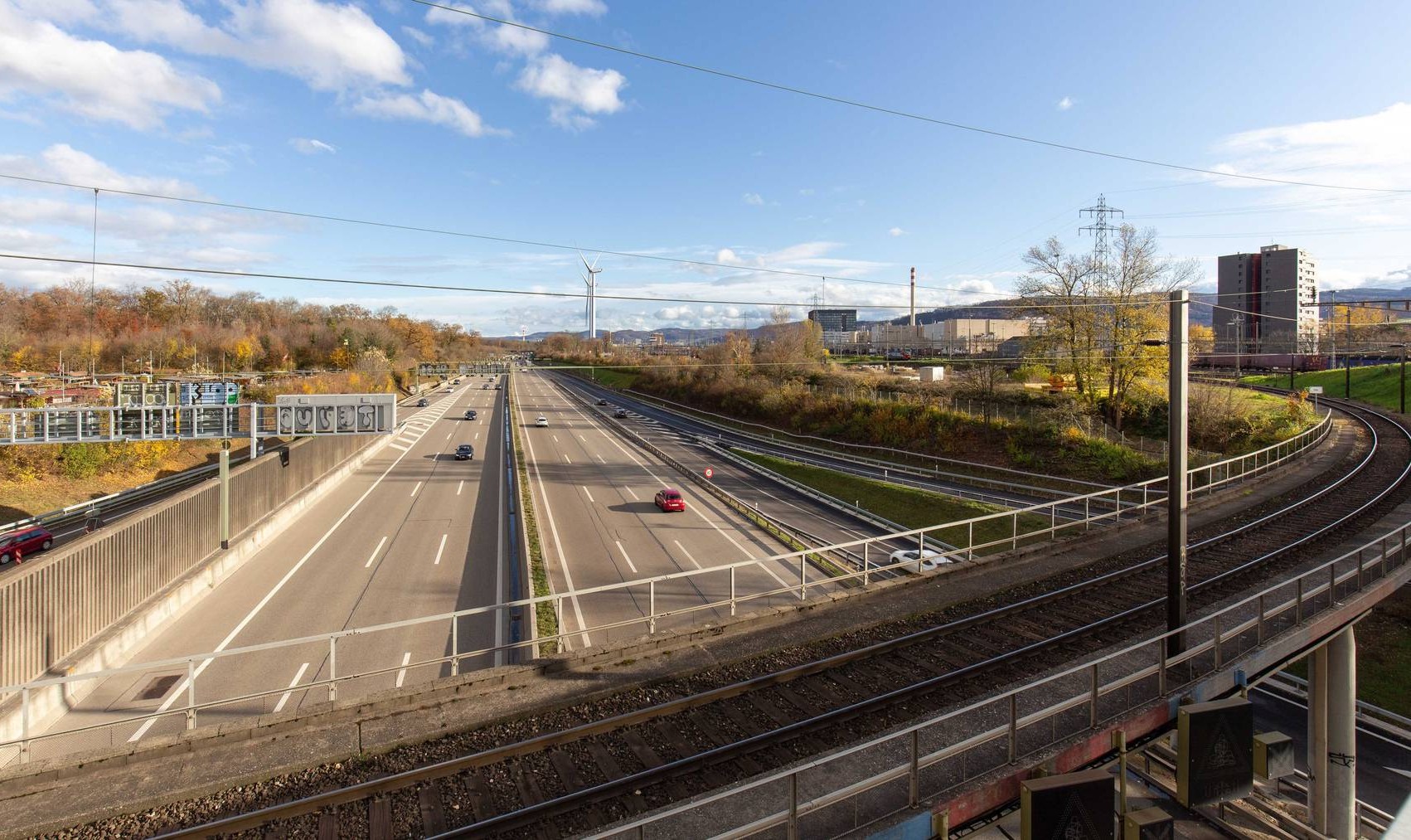 Visualisierung Windturbinen in Muttenz