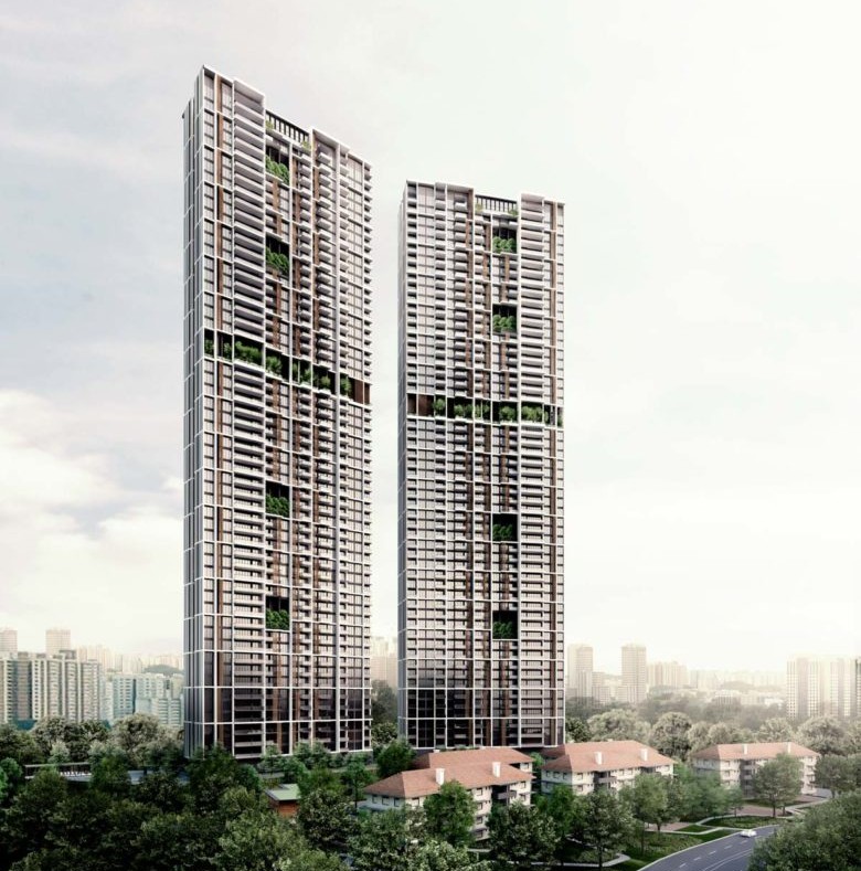 Wolkenkratzer "Avenue South Residences" in Singapur