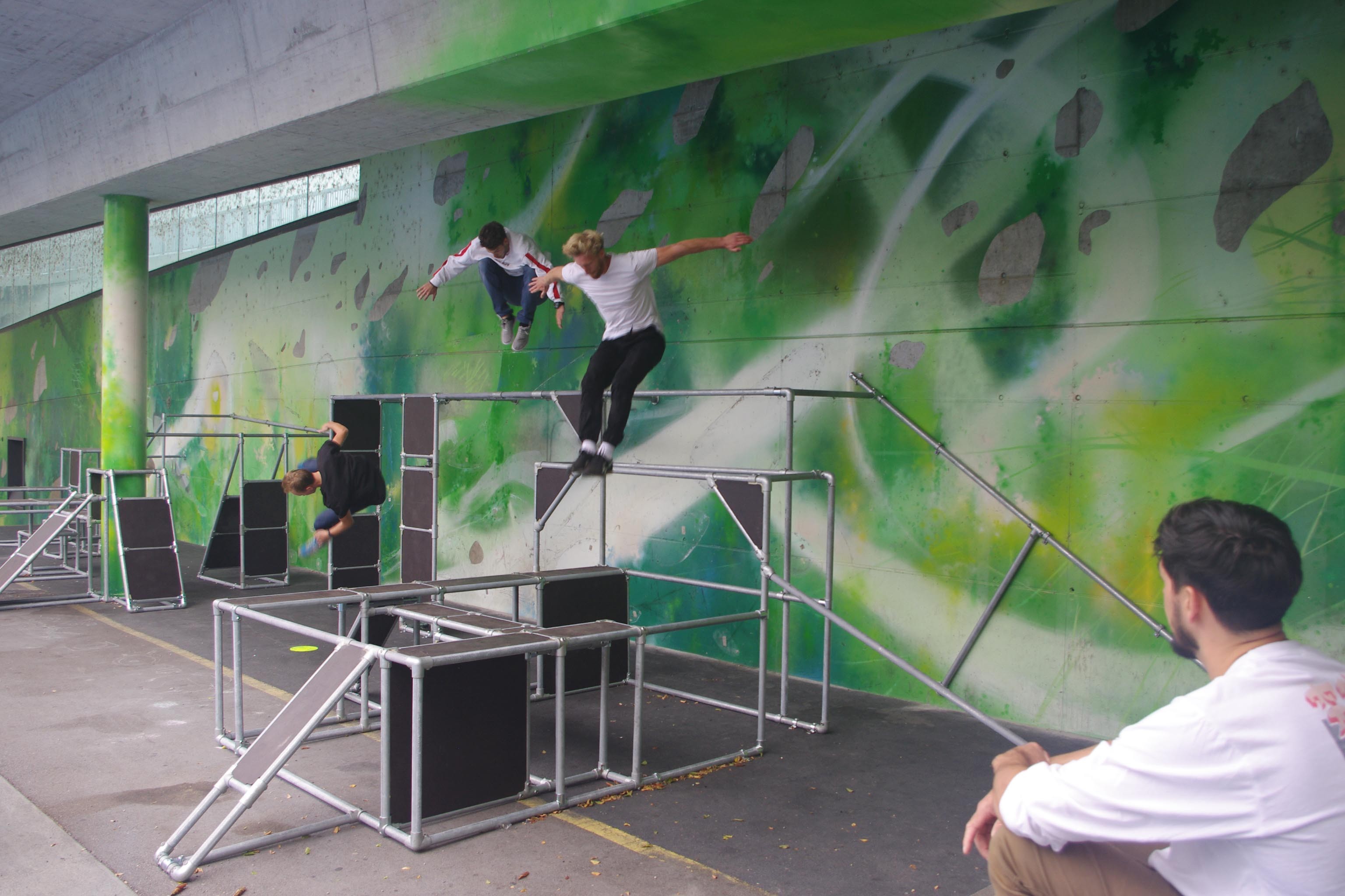 Neue Parkour-Anlage in Basel