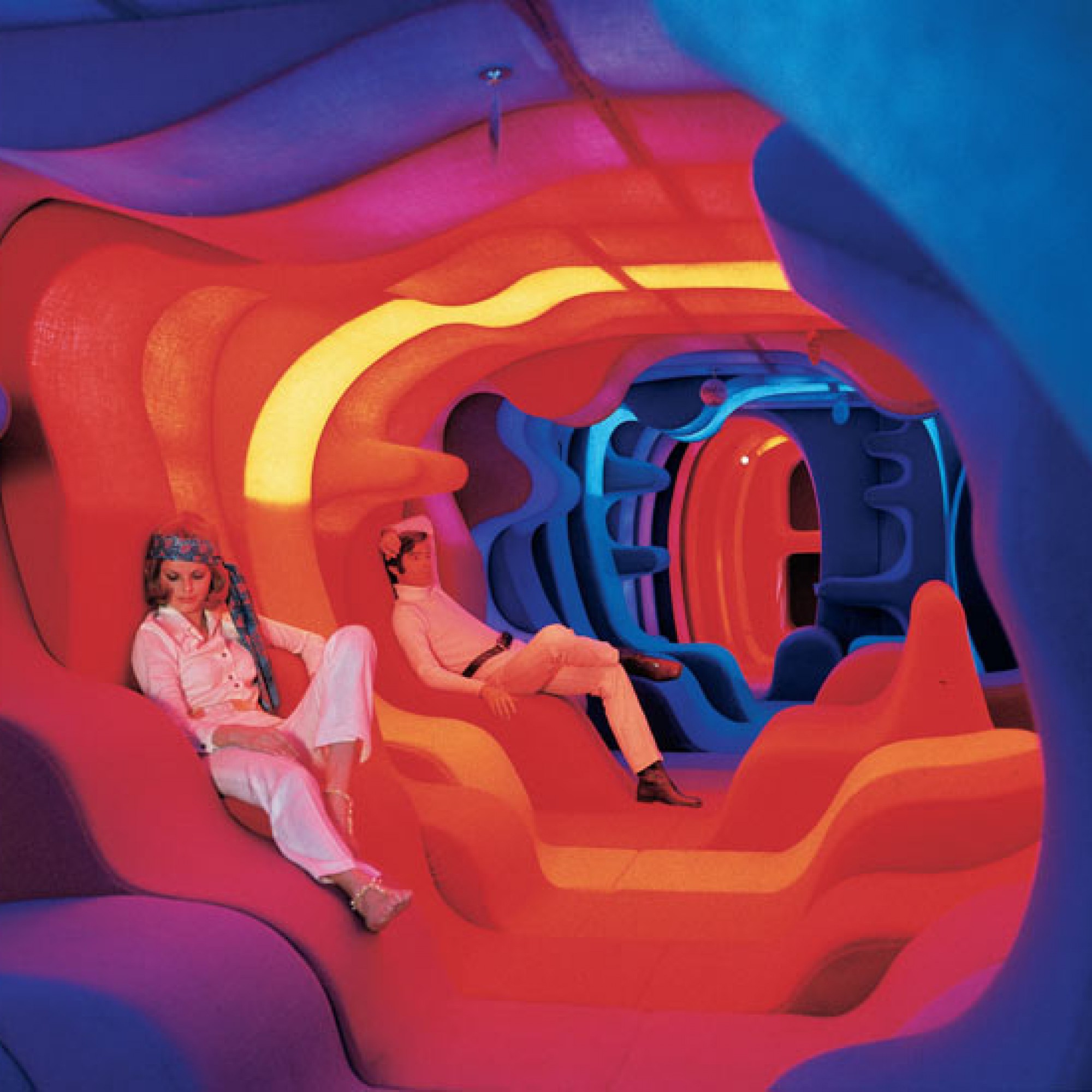 Fantasy Landscape, Visiona 2, Kölner Möbelmesse 1970. (Panton Design Basel)