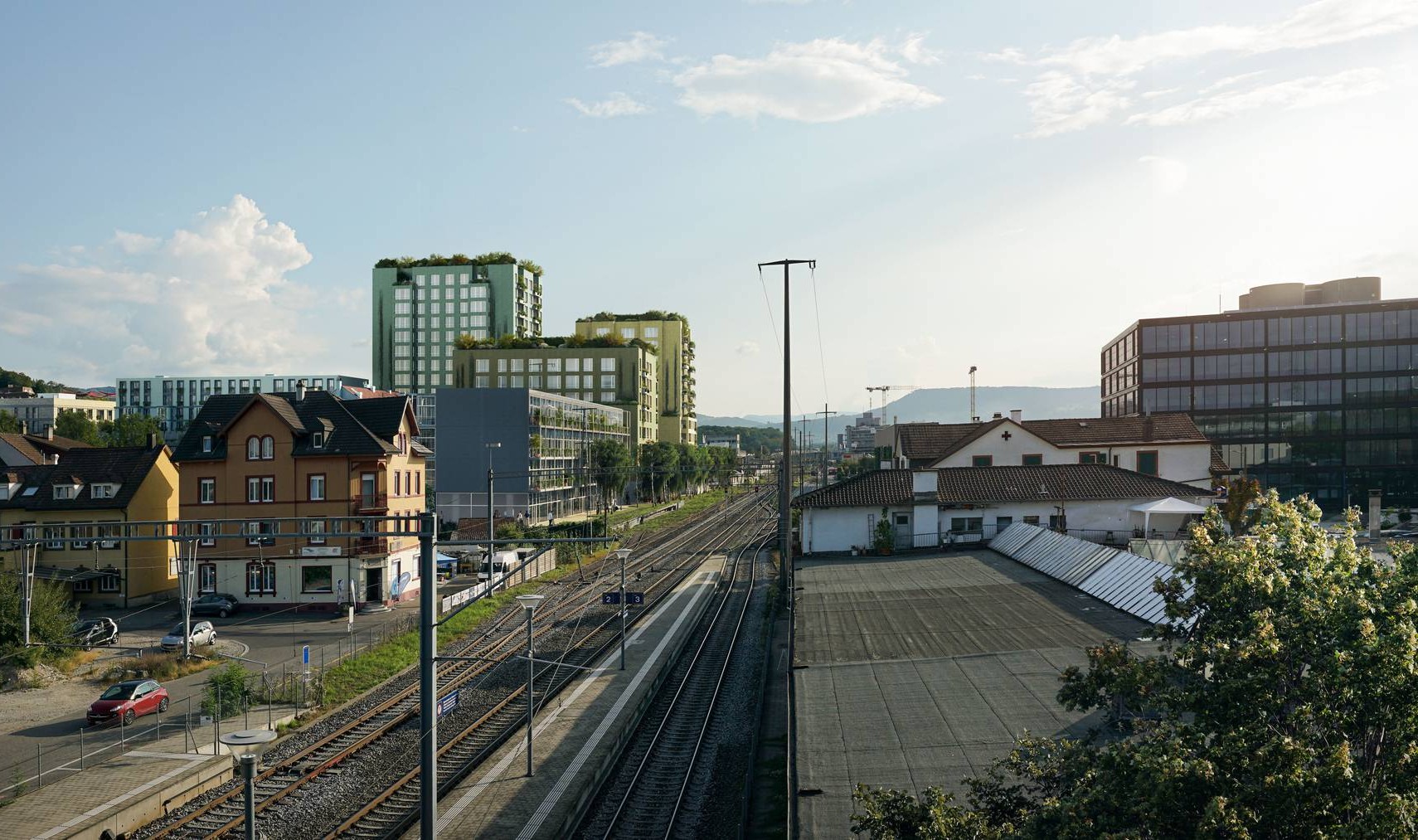 Münchenstein VanBaerle-Areal grünes Wohnquartier