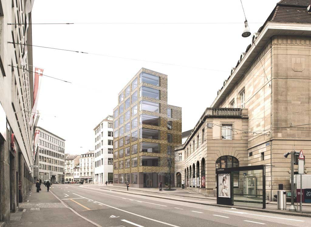 Visualisierung Neubau AUE in Basel-Stadt