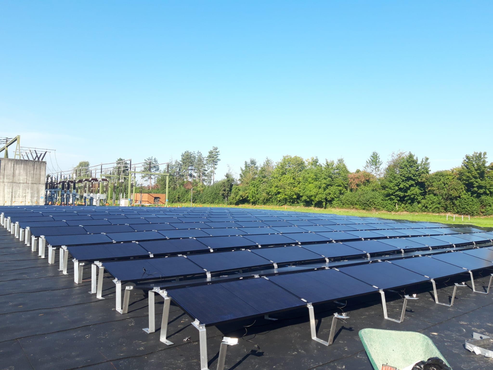 Neue Solaranlage beim UW Altgass