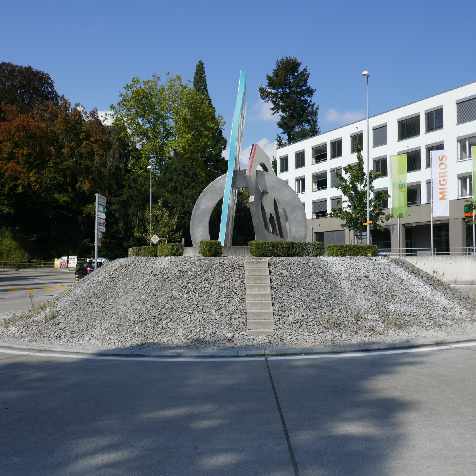Kreisel der Ortsumfahrung Aarburg