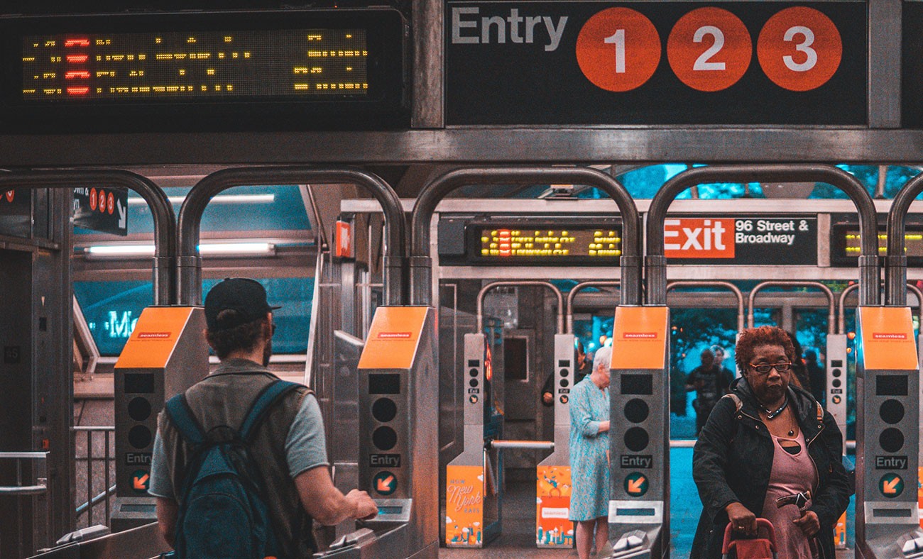 Subway, New York.