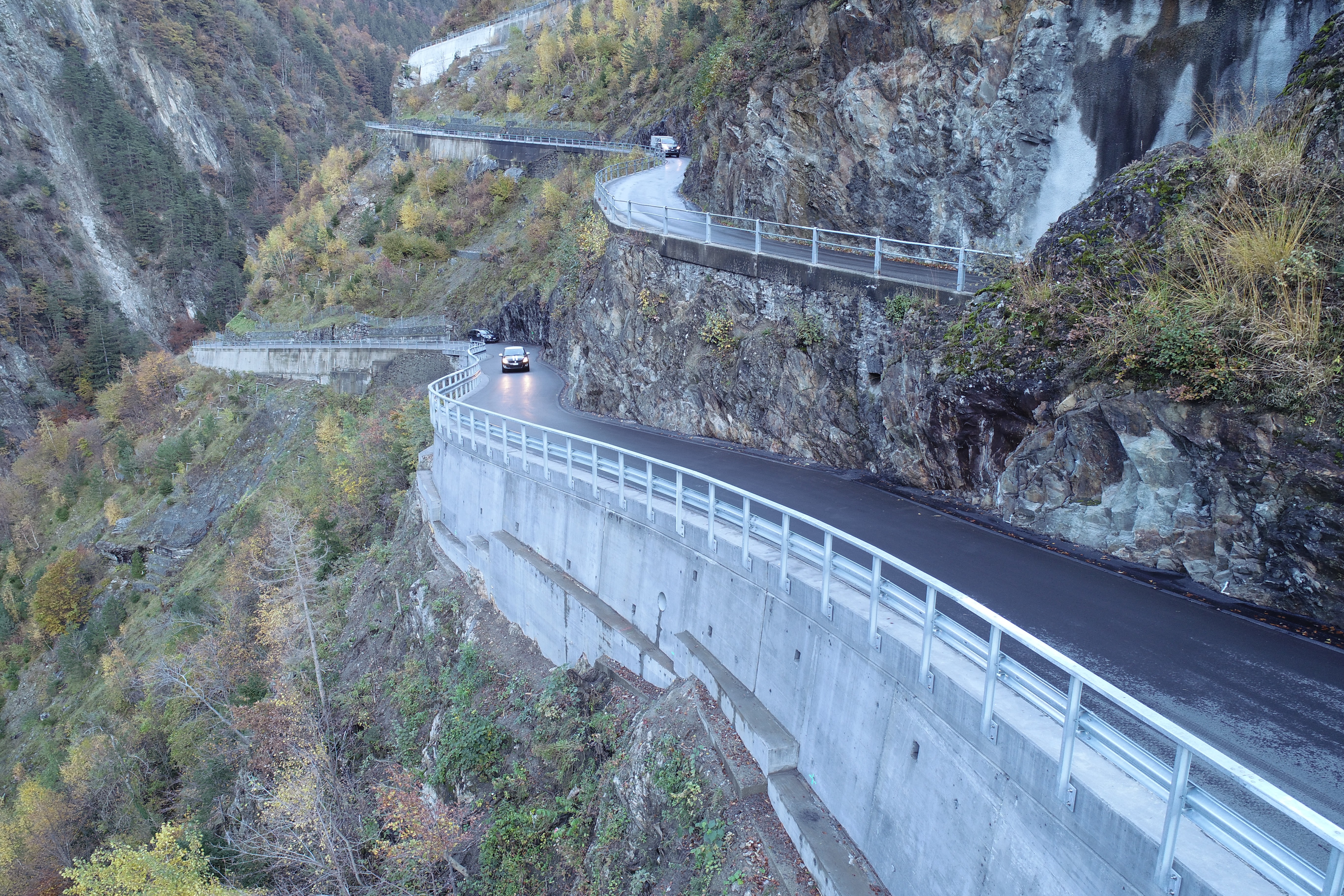 Bristenstrasse im Kanton Uri