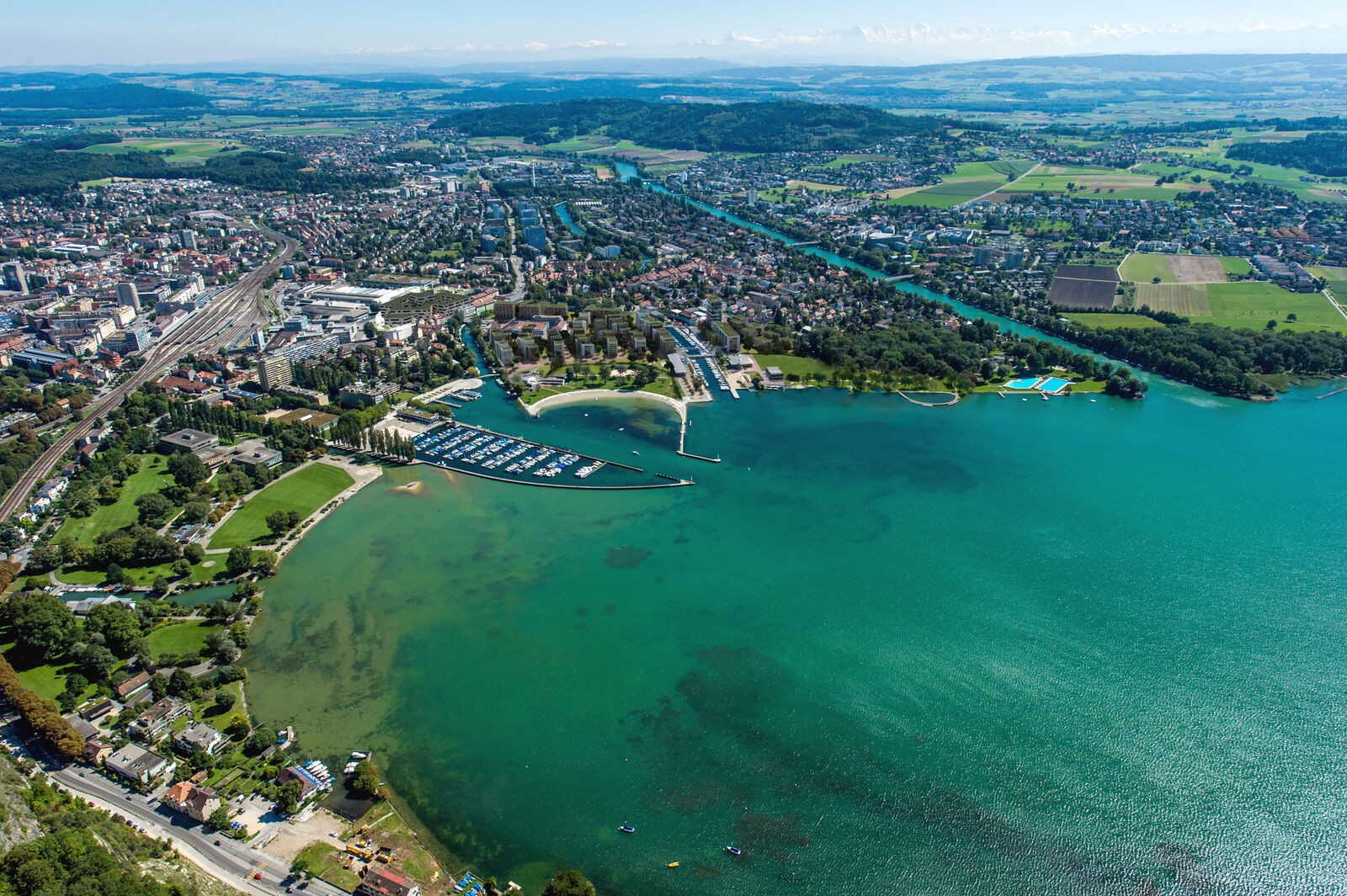 Visualisierung Agglolac-Projekt in Biel und Nidau