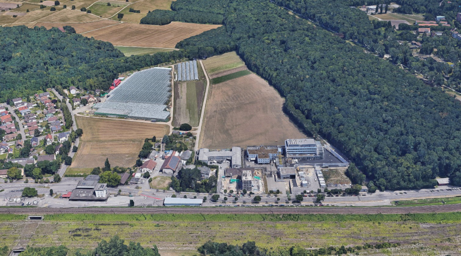 Luftbild Areal Otterbach in Weil am Rhein