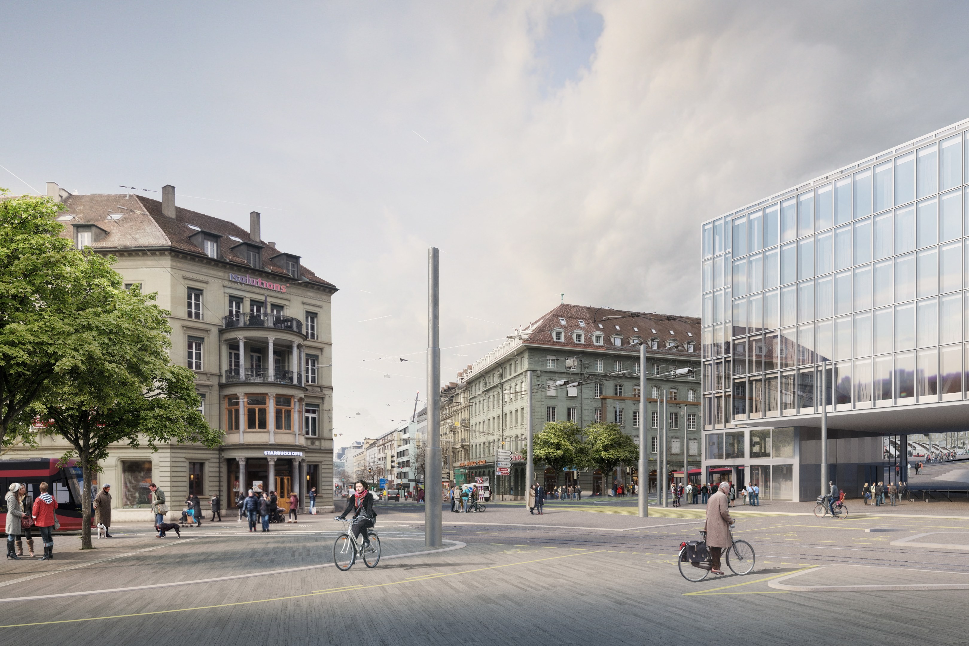 Visualisierung neuer Bubenbergplatz in Bern