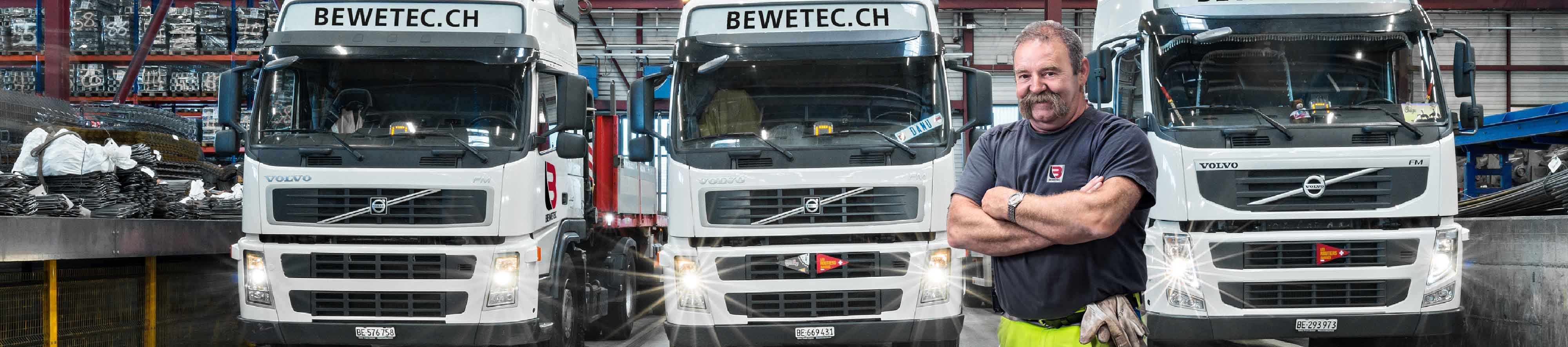 LKWs der Bewetec AG