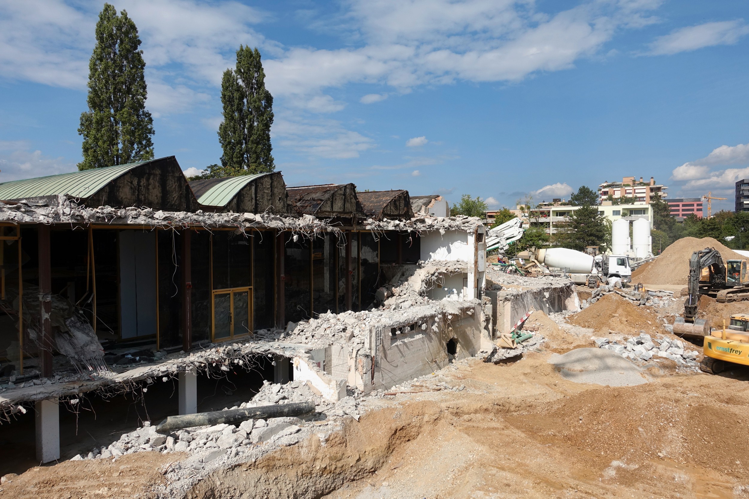 Baustelle Projekt «Rennbahn, Muttenz»