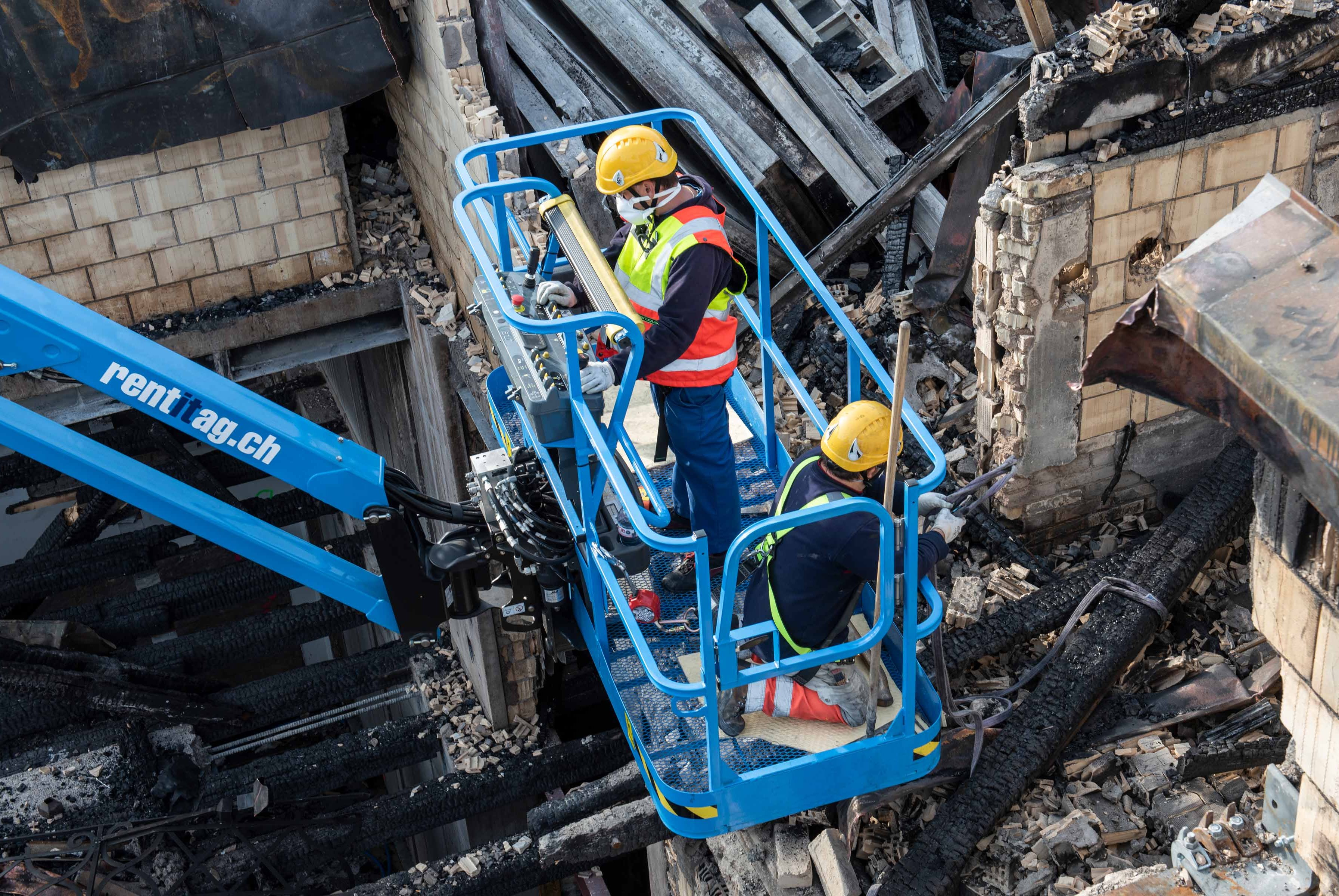 Brand Sanierung Blockrandbebauung HB Zürich