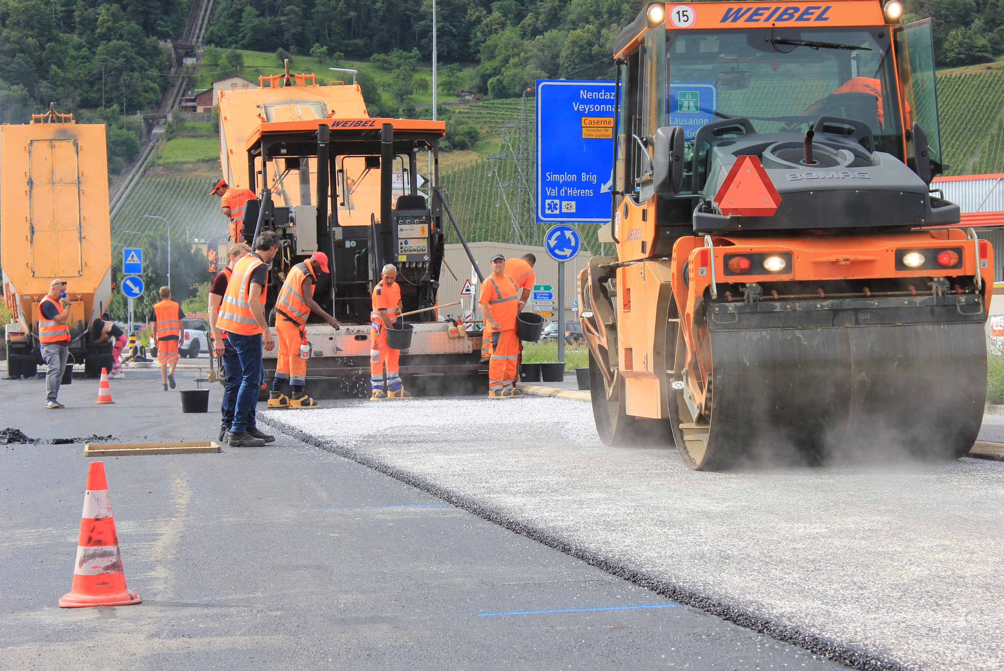 Kühle Strassenbeläge Pilotprogramm des Bundesamt für Umwelt