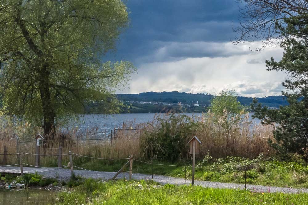 Sempachersee mit Wolken