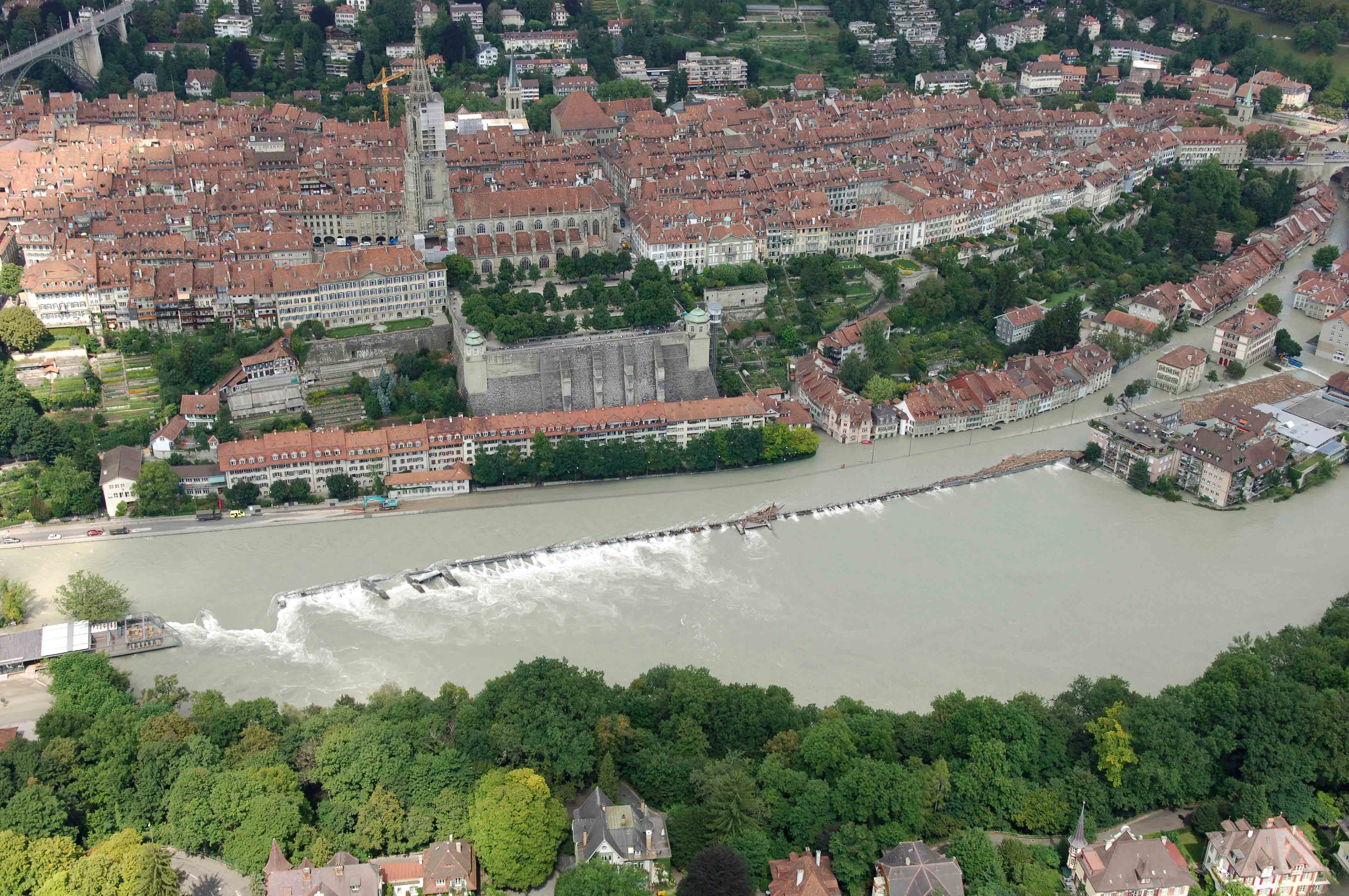 Hochwasser von 2005 in Bern