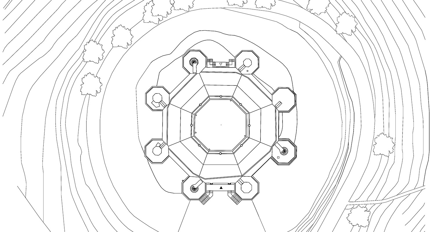 Plan Castel del Monte.