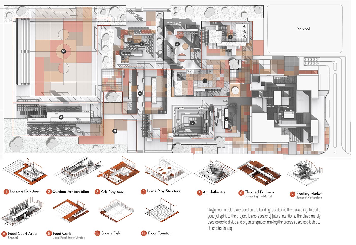 Jugendhaus für Sadr City (Visualisierung)