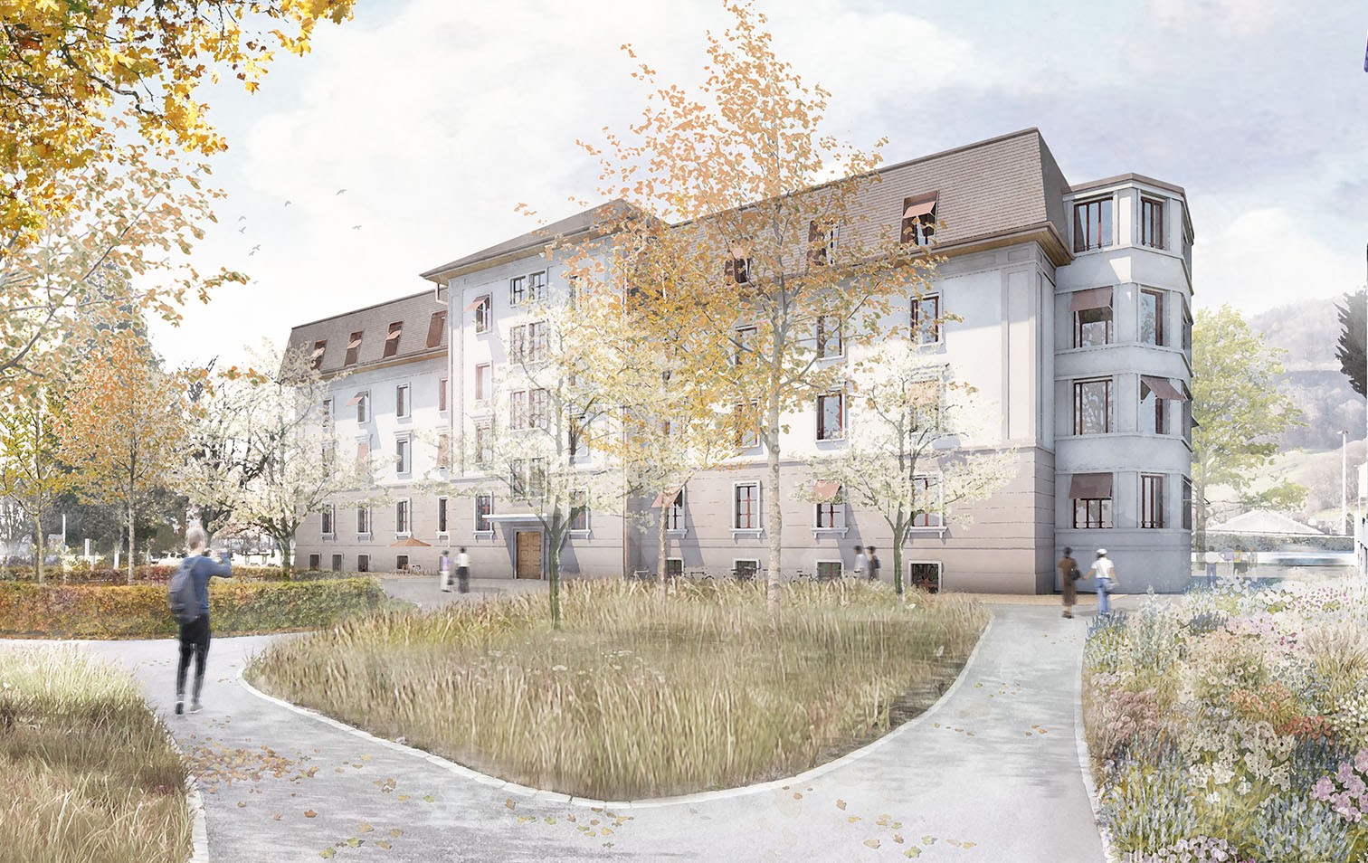 Visualisierung Neubau Psychiatrie Sarnen