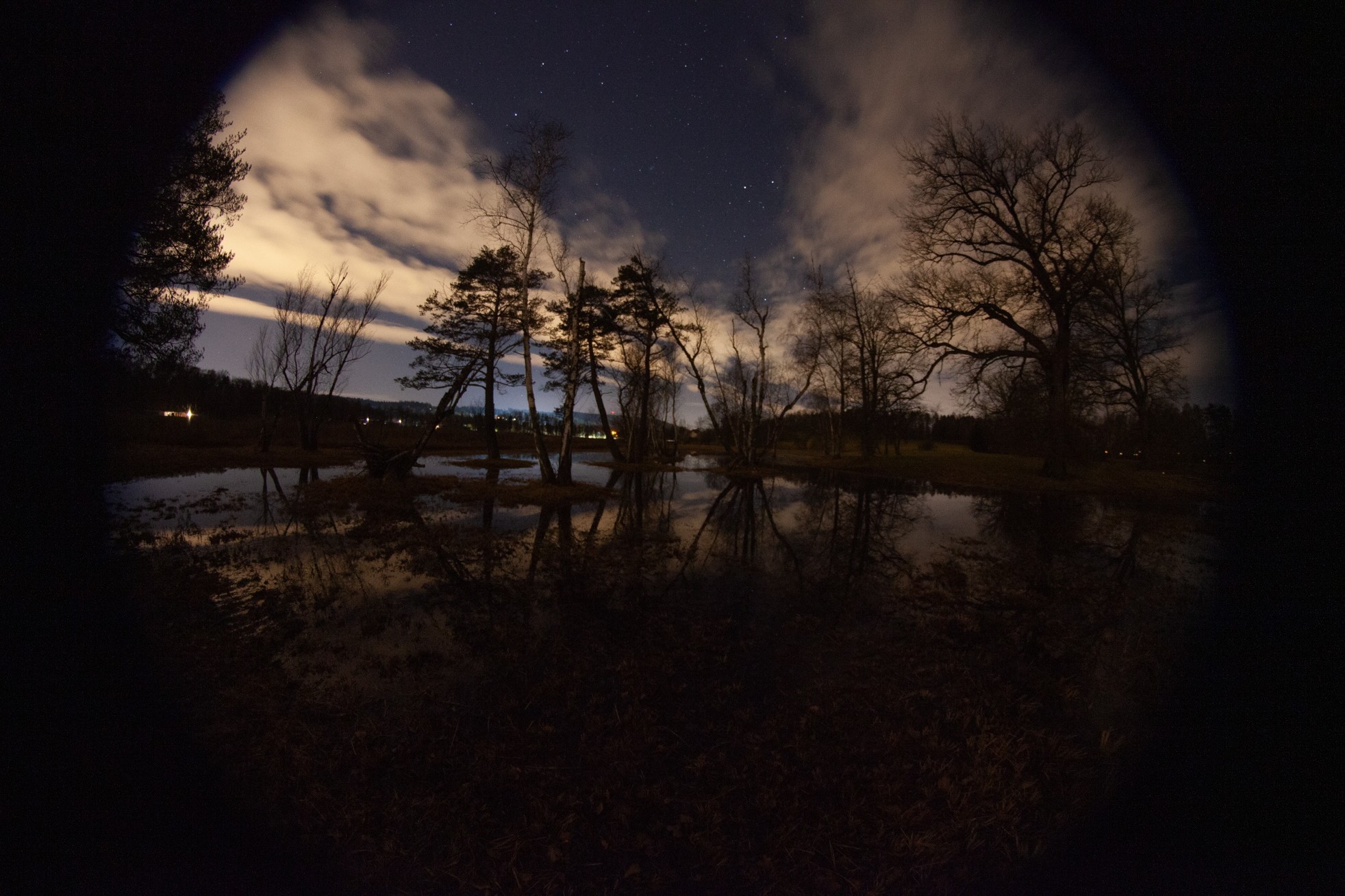 Naturschutzgebiet Katzensee Lichtverschmutzung