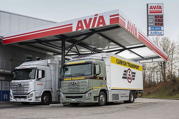 Wasserstofftankstelle in Rümlang ZH