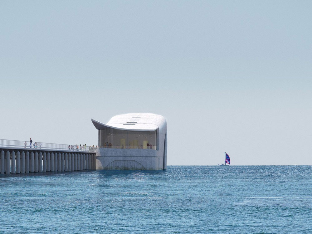 Visualisierung Meeres-Observatorium am Busselton-Jetty-Pier