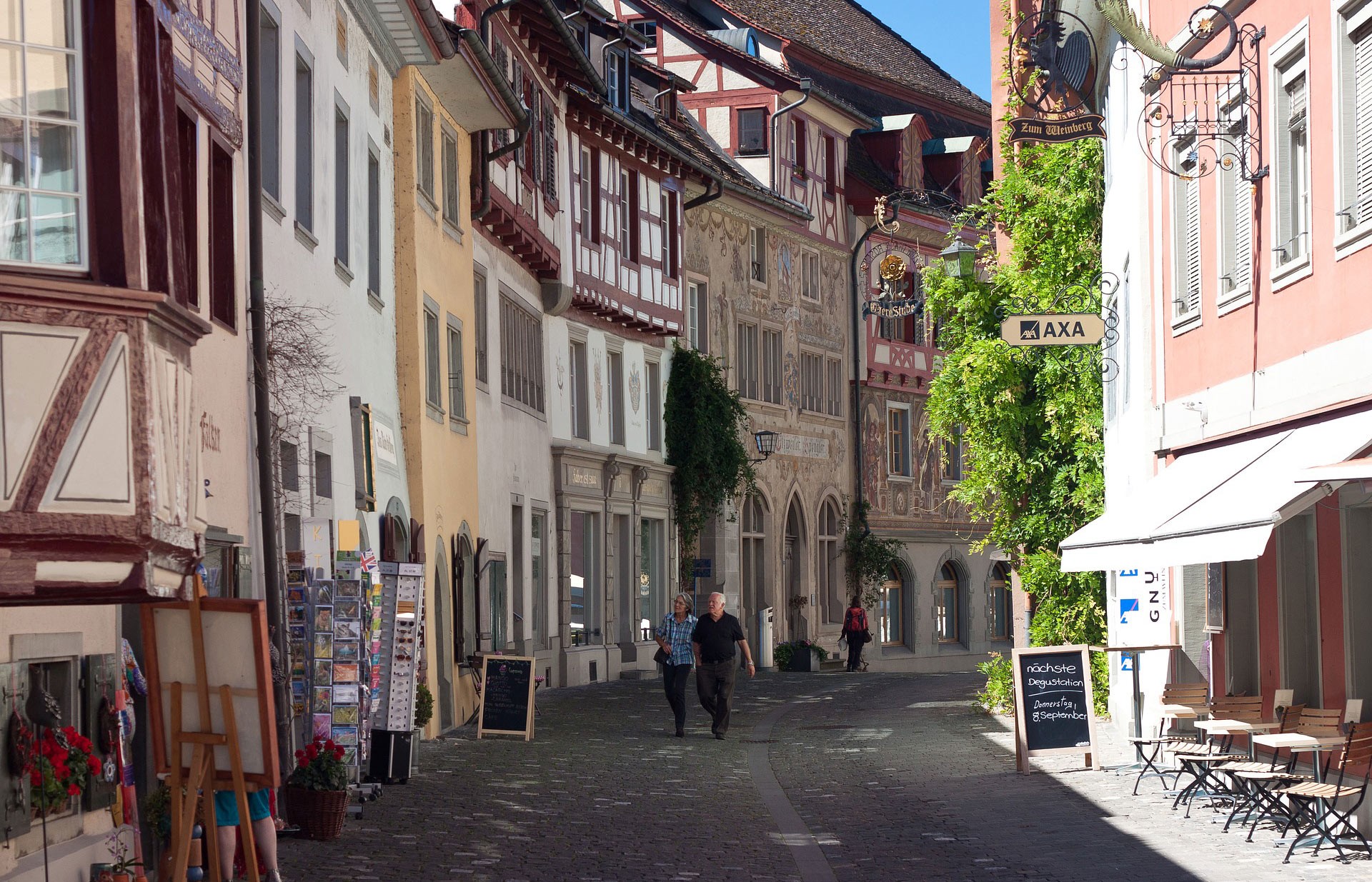 Gasse in Schaffhausen