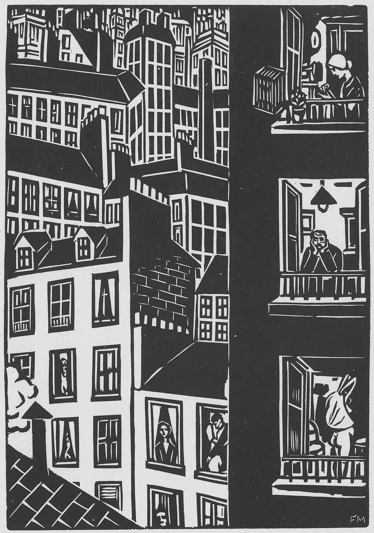 Frans Masereel, Die Stadt, 1925