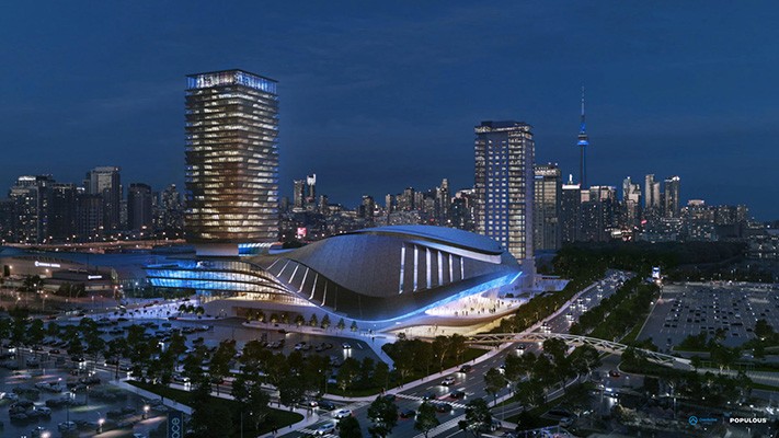 Visualisierung E-Sport-Stadion in Toronto