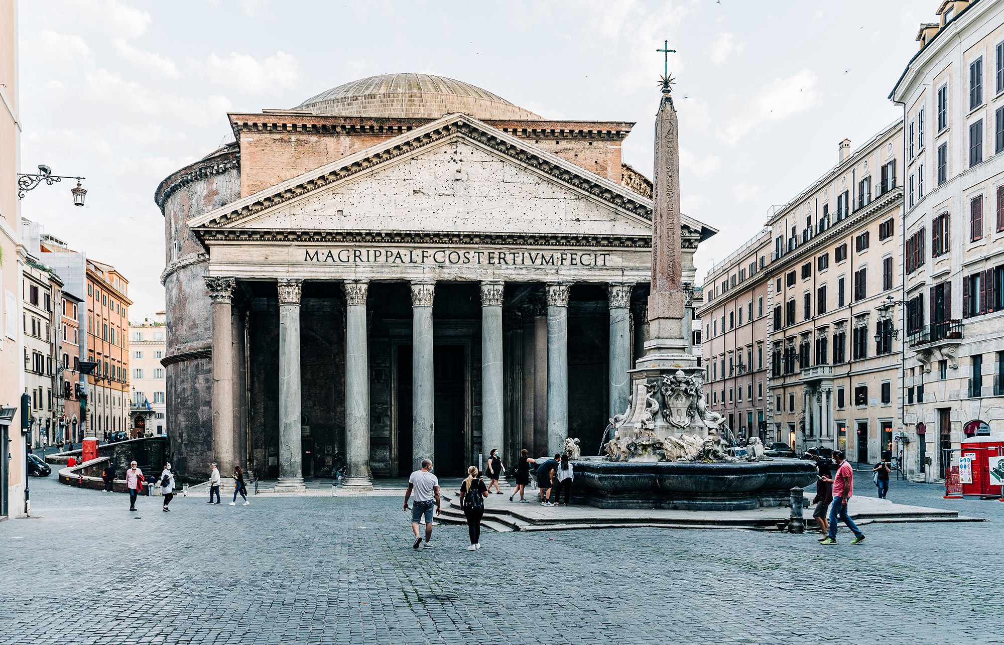 Pantheon in Rom, Aussenansicht