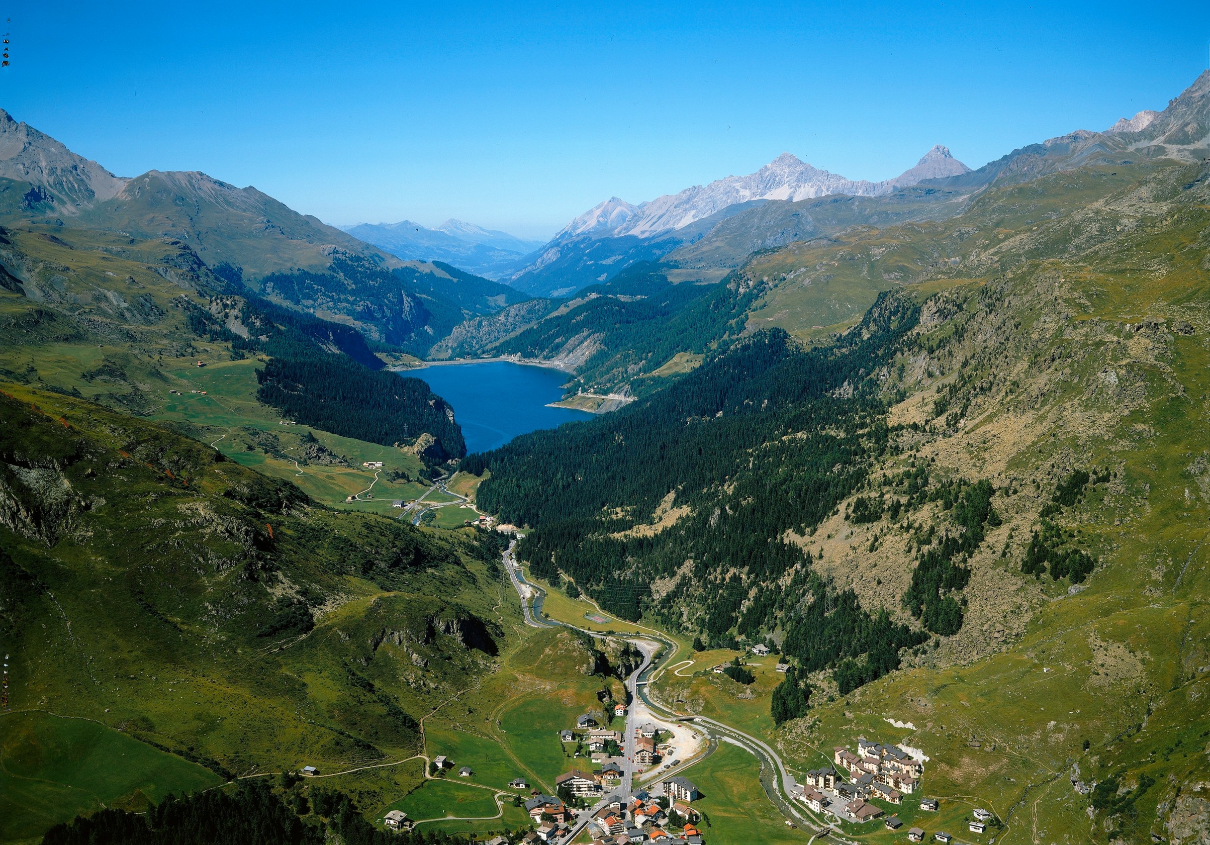 Speicherseen Marmorera-Stausee