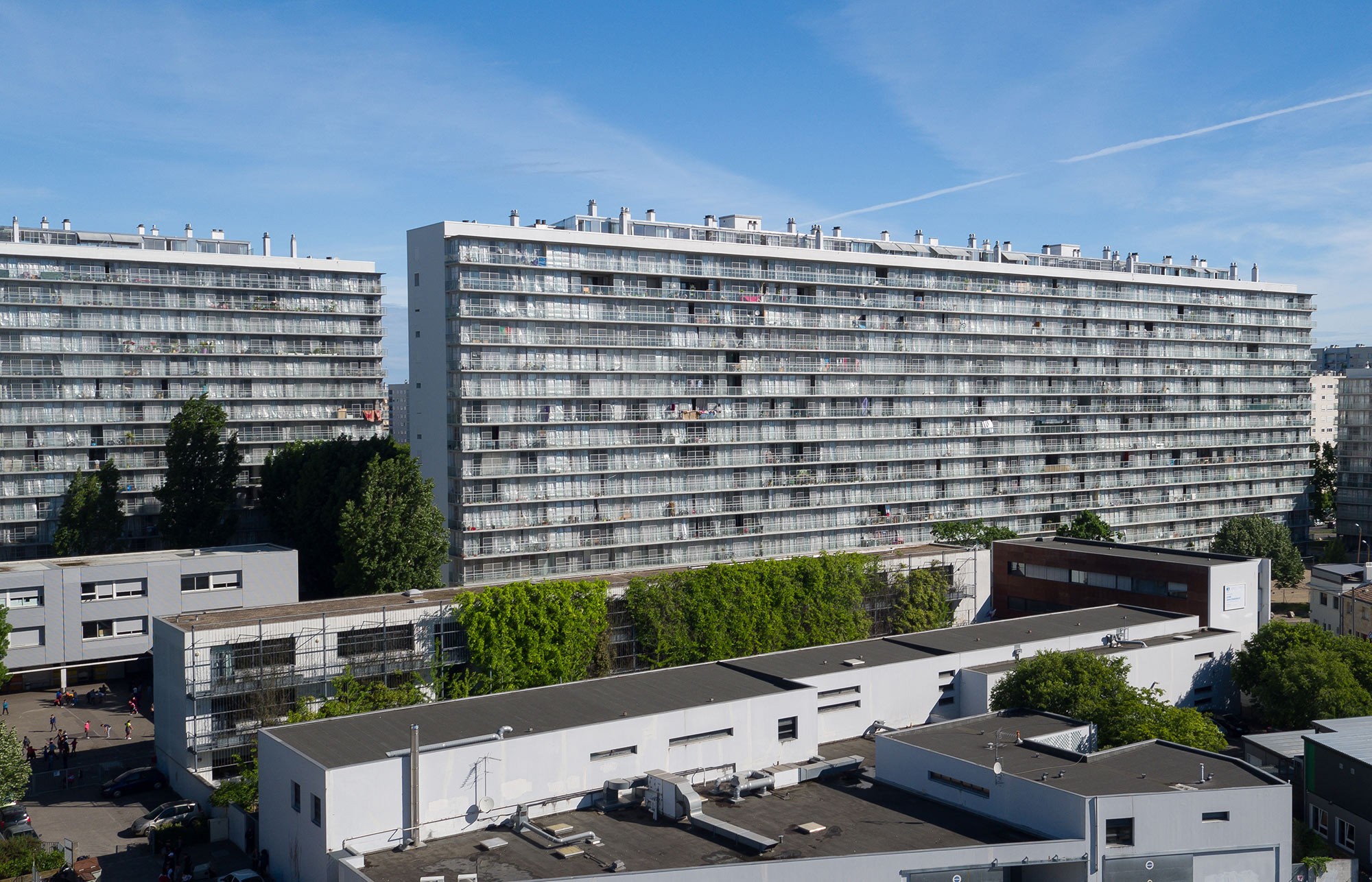 Umbau der Gebäude G, H und I der Siedlung Grand Parc