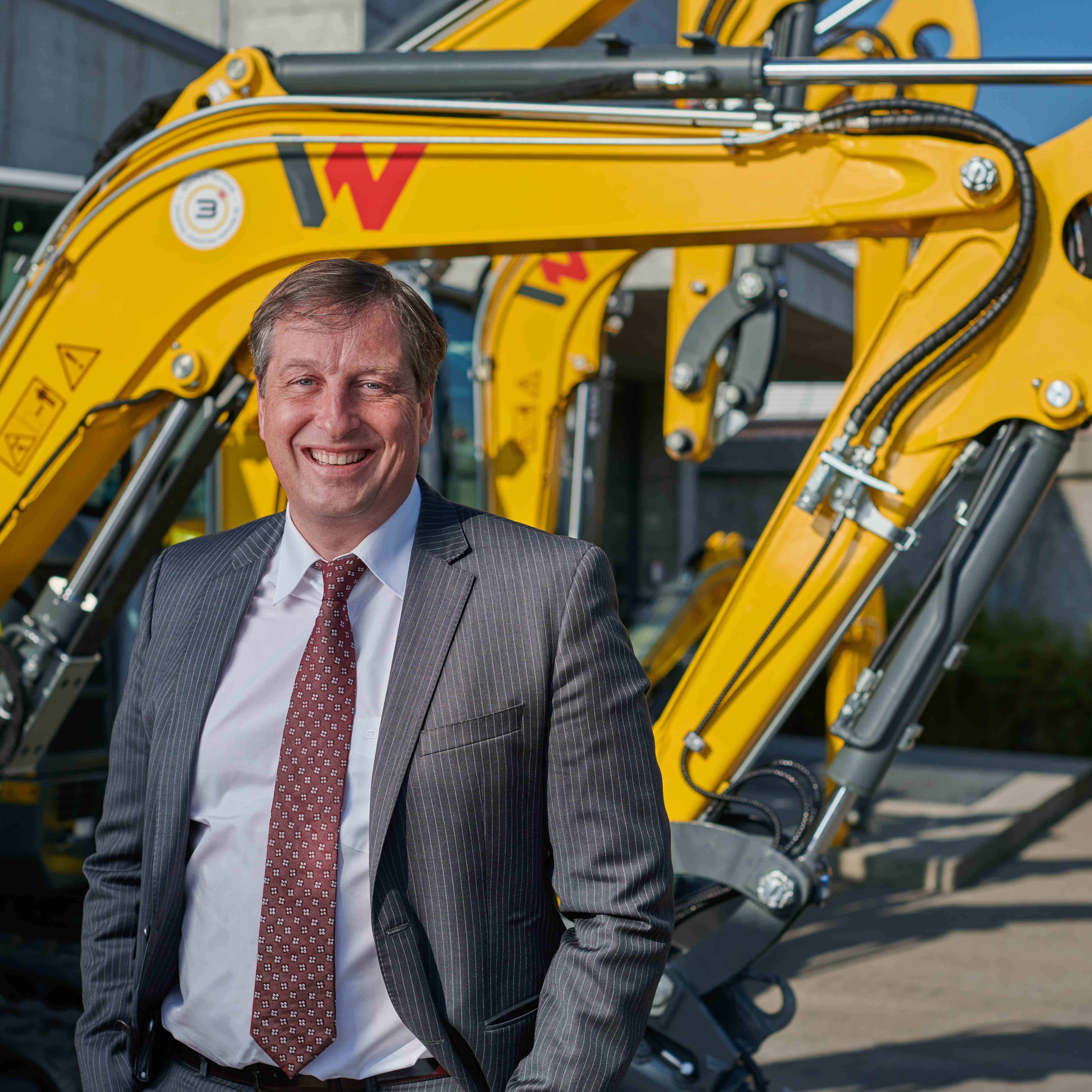 Benjamin Wasinger Wacker Neuson privates Impfzentrum