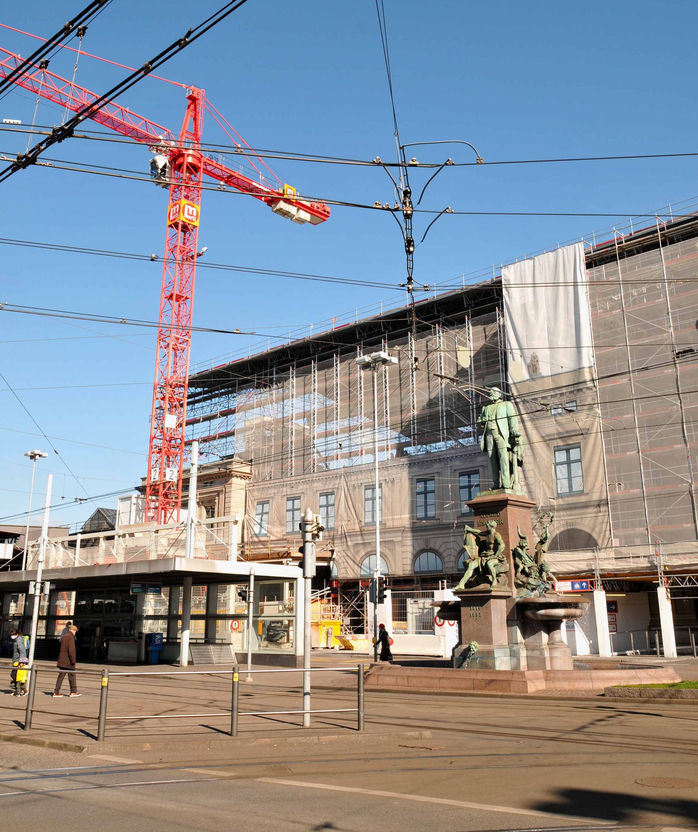 Sanierung am Hauptbahnhof Zürich