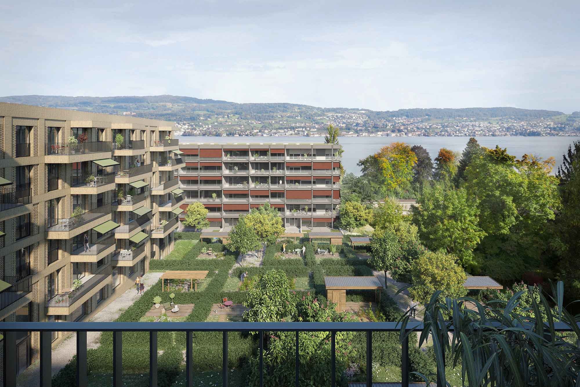 Visualisierung Aupark in Wädenswil