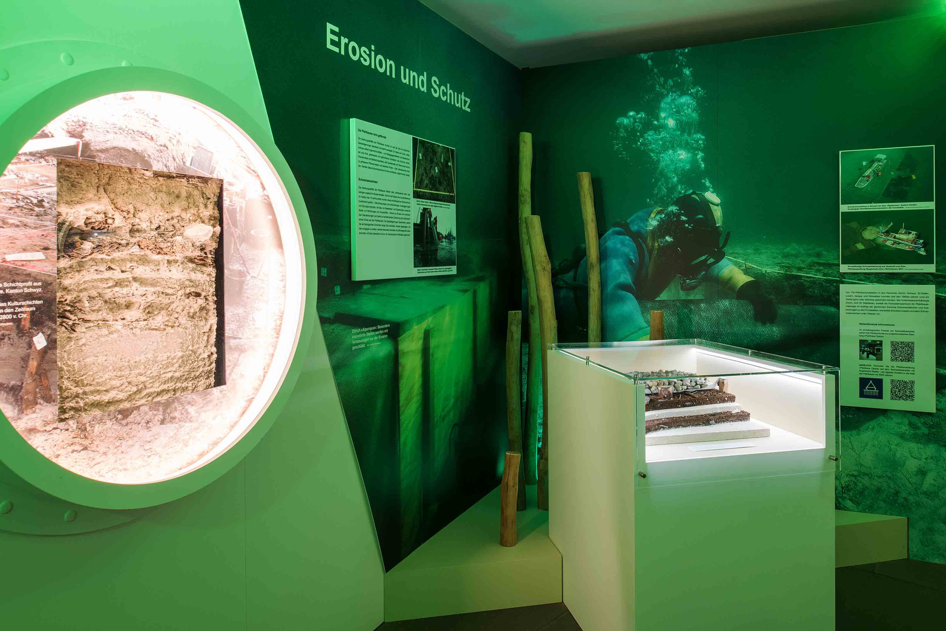 Ausstellung Unterwasserarchäologie in Zürich