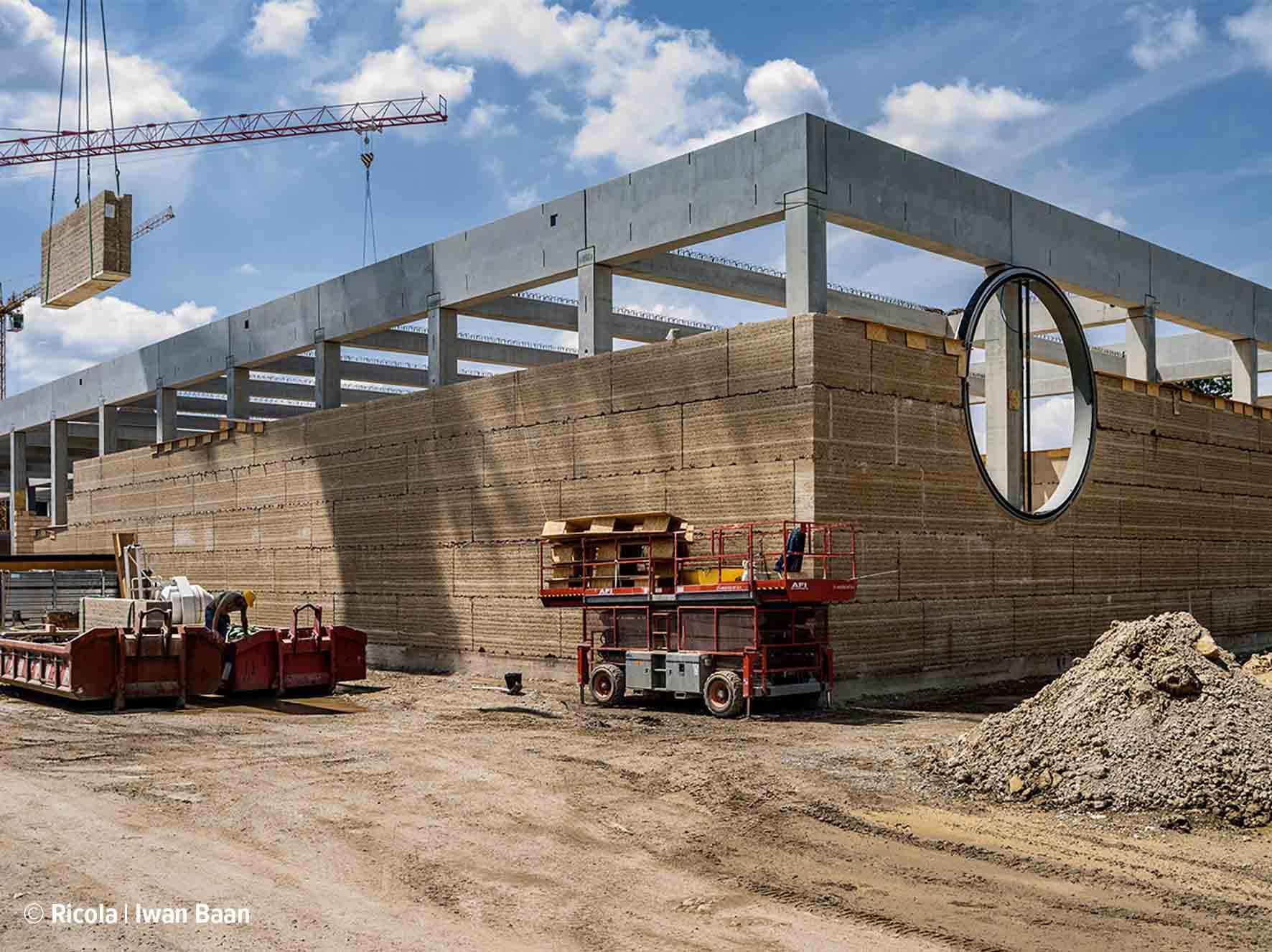 Baustelle Ricola Kräuterzentrum in Laufen